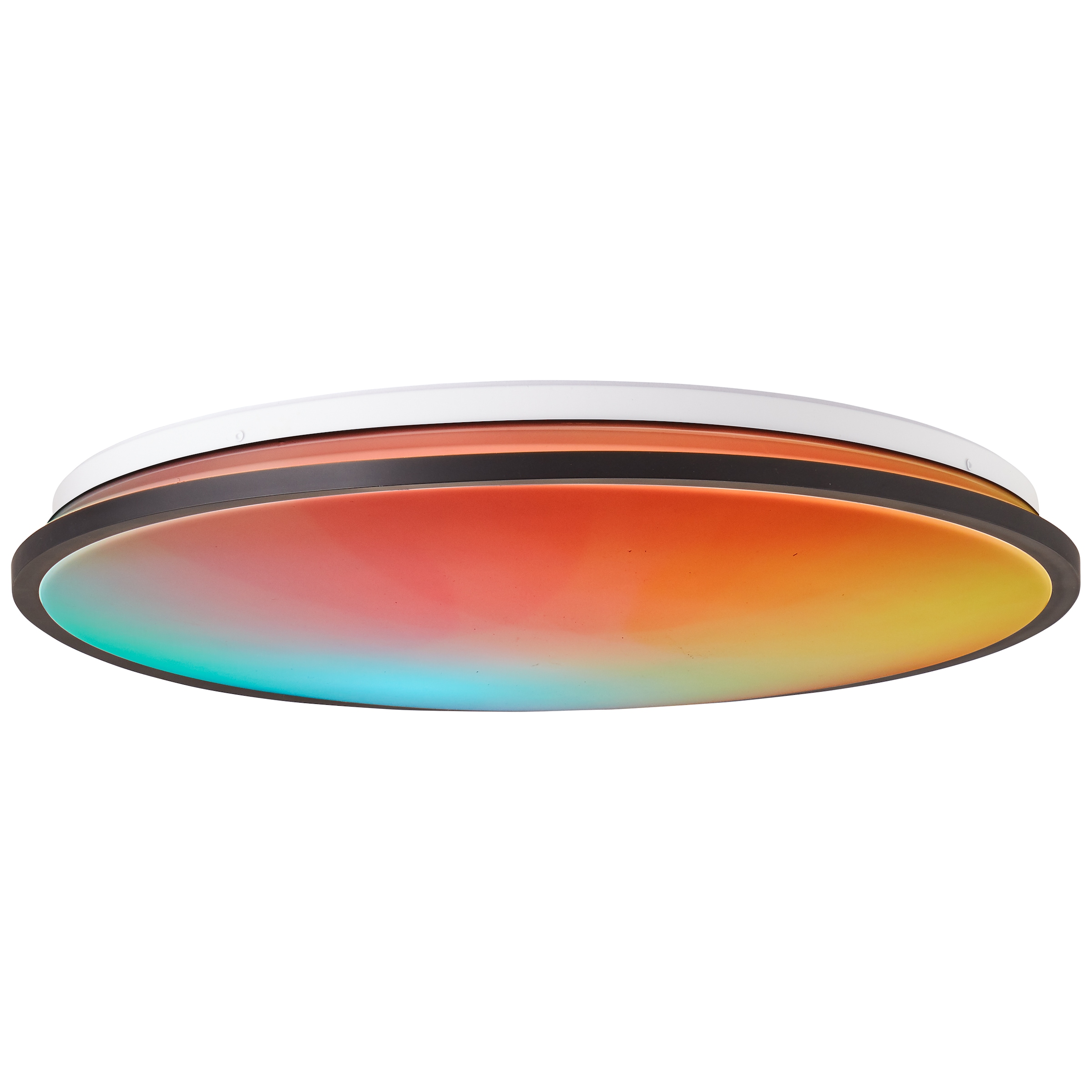 Brilliant LED Deckenleuchte »Heida«, 3000 lm, Ø 49 cm, Metall/Kunststoff, schwarz
