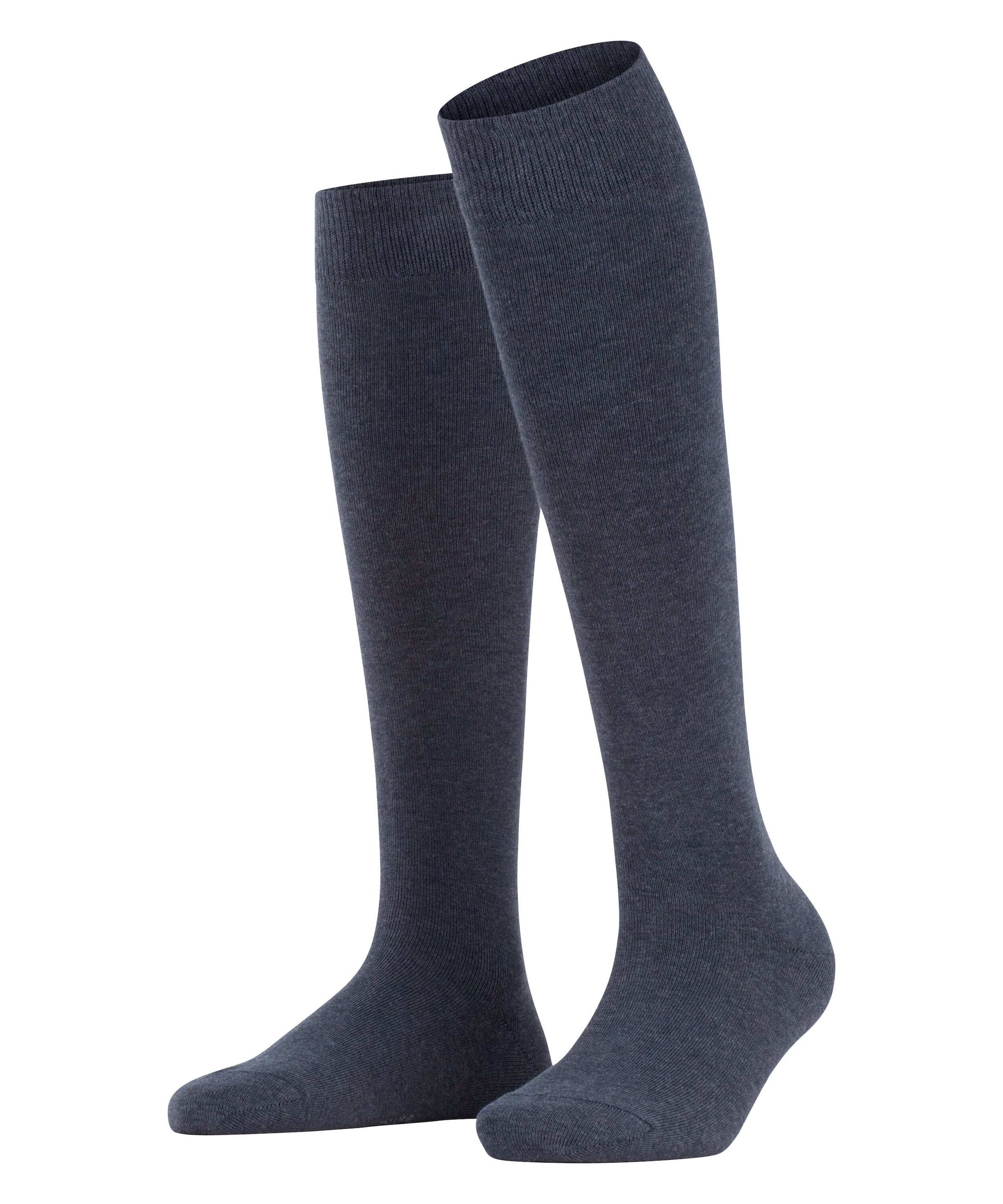 Esprit Kniestrümpfe »Basic Pure« blickdicht, unifarbenes Basic-Design, geripptes Bündchen