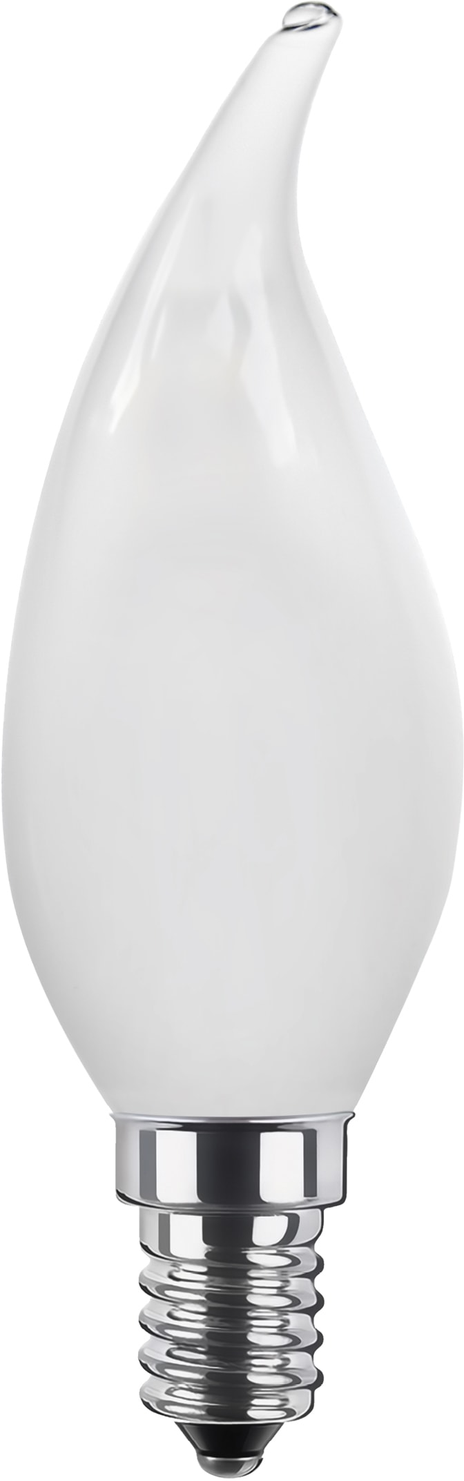 SEGULA LED-Leuchtmittel "Vintage Line", L:112cm Ø:35cm, weiß, Leuchtmittel, dimmbar, Kerze Windstoß matt, E14