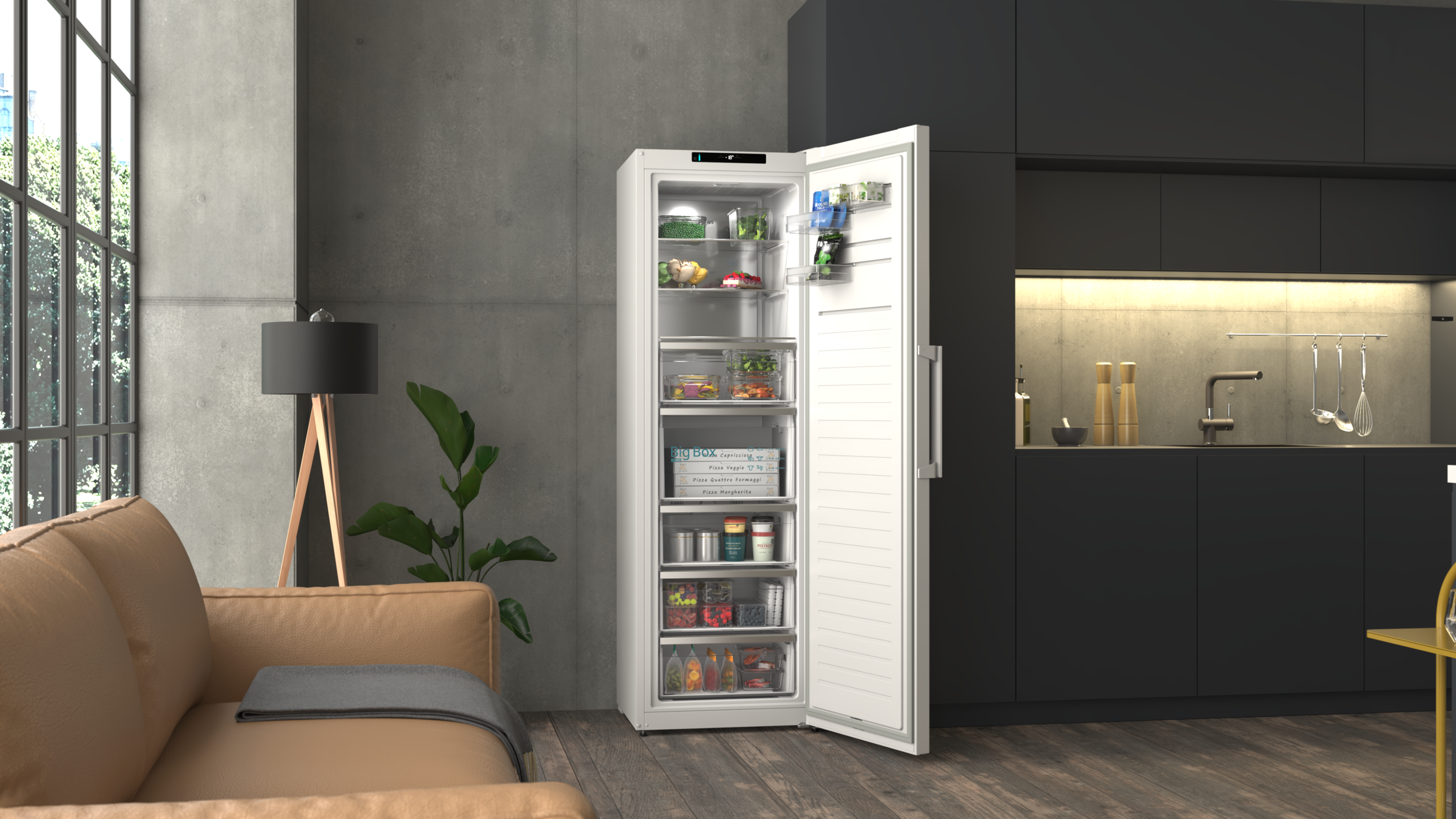 SIEMENS Gefrierschrank iQ300 »GS36NVWCG« 186,2 cm hoch 59,5 cm breit