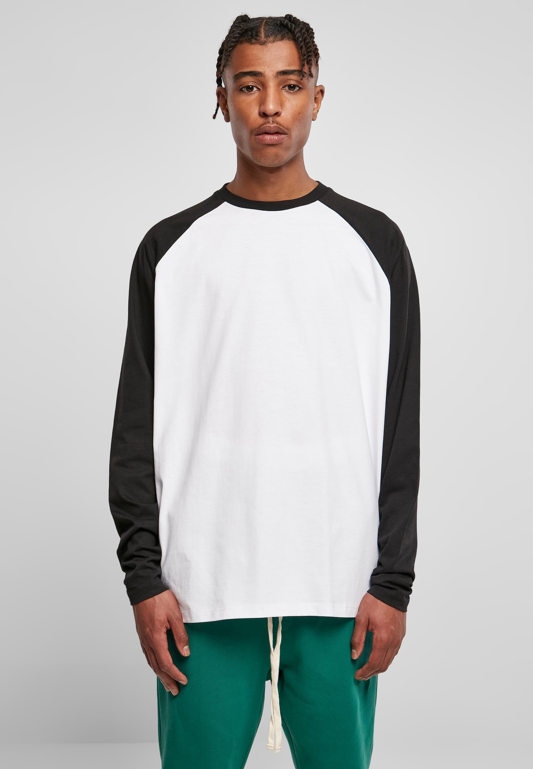 URBAN CLASSICS Longsleeve »Urban Classics Herren Organic Oversized Raglan Longsleeve«, (1 tlg.)