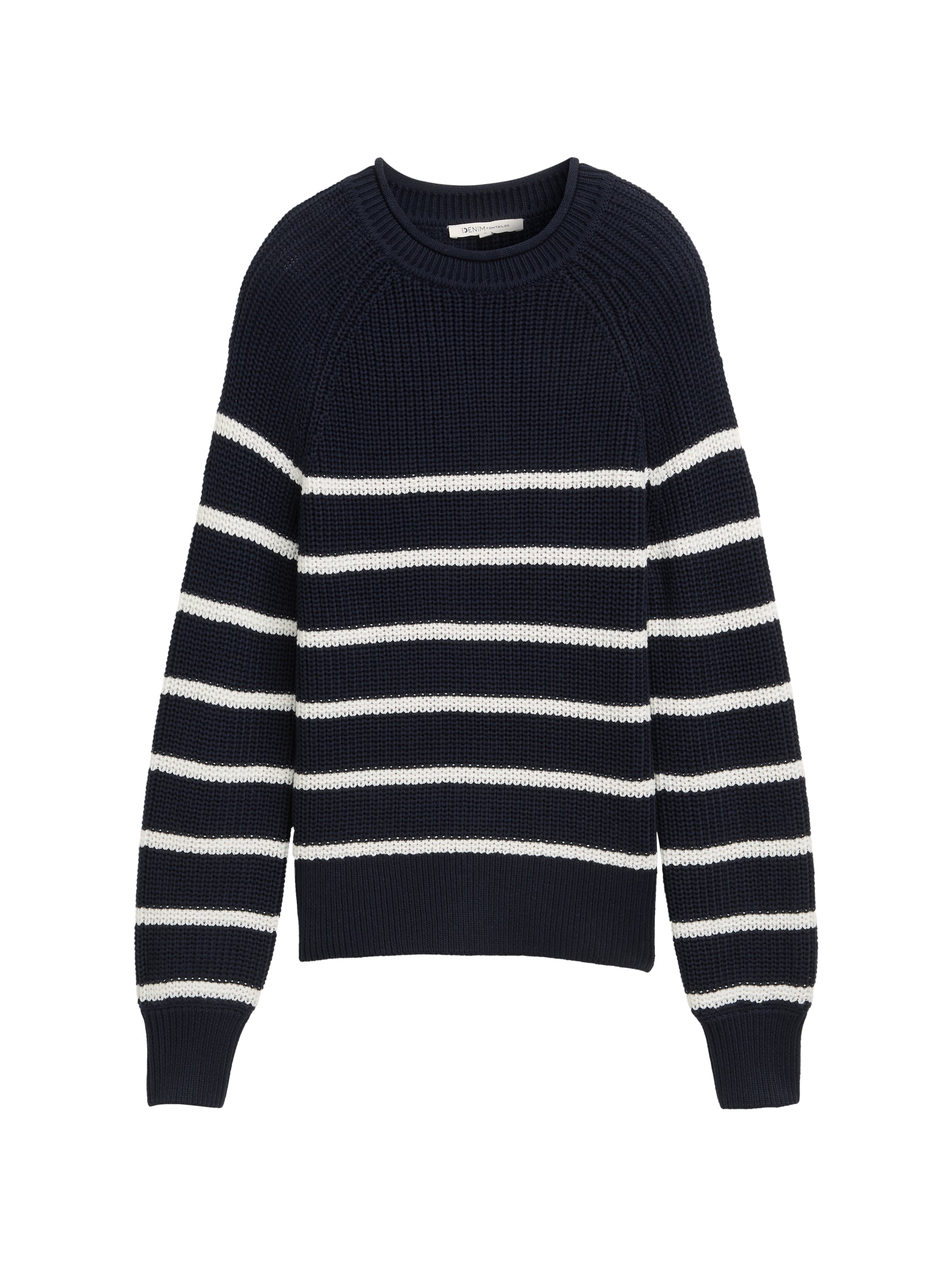 TOM TAILOR Denim Strickpullover, mit Strick-Struktur