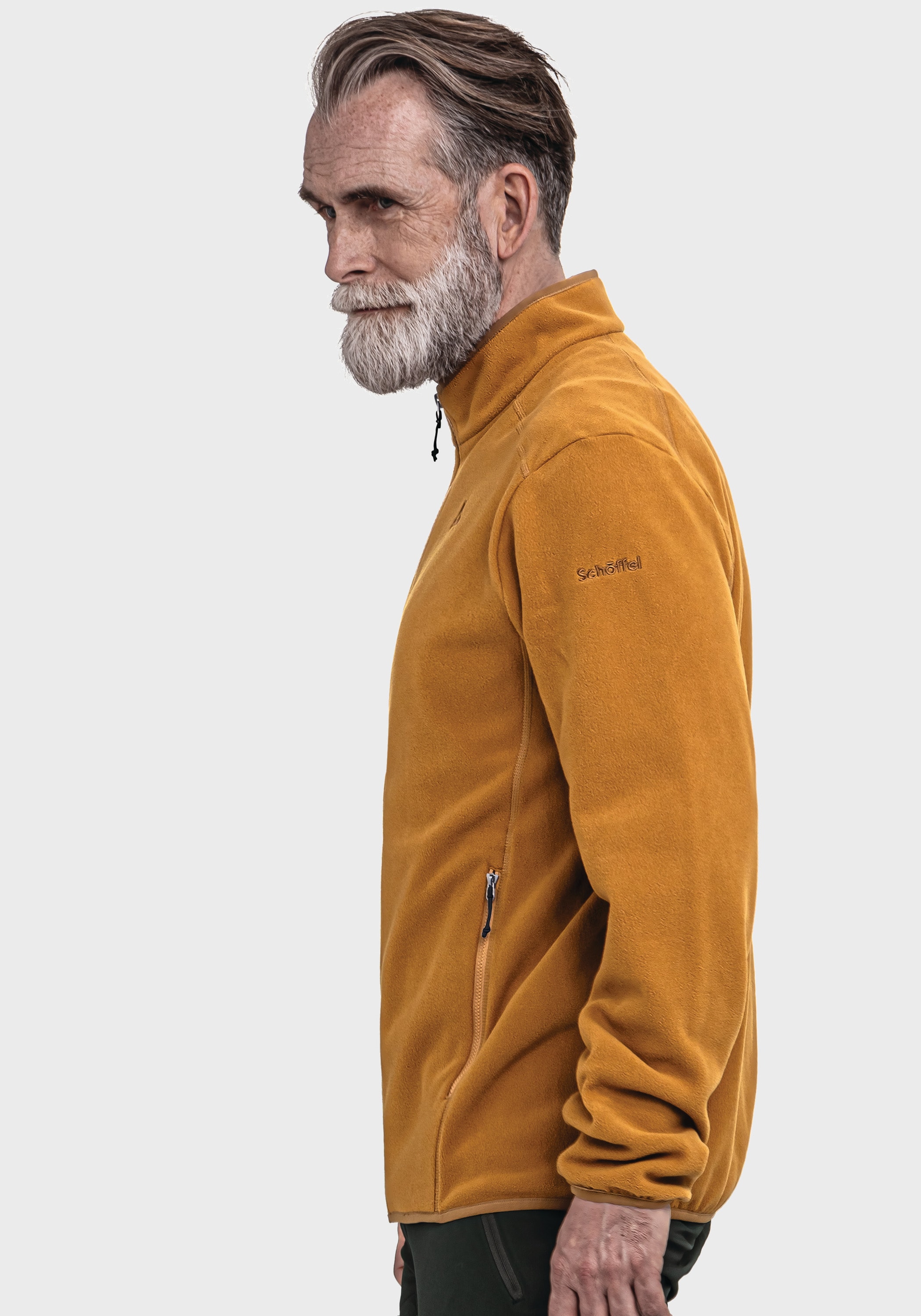 Schöffel Fleecejacke »Hiking Fleece Jk Style Ash MNS«, ohne Kapuze