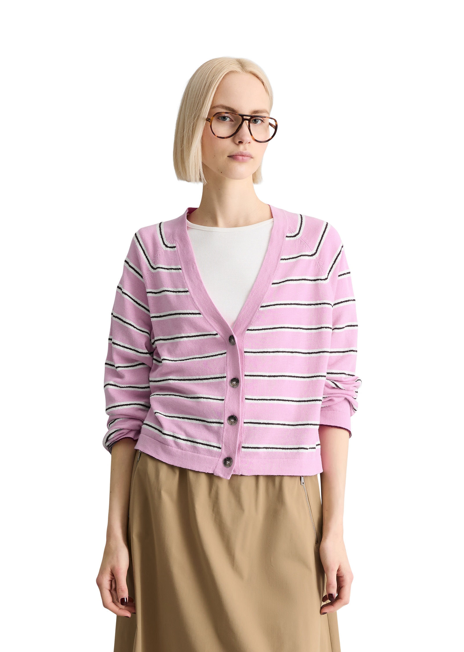 Marc OPolo DENIM Cardigan "aus Organic-Cotton-Modal-Mix" günstig online kaufen