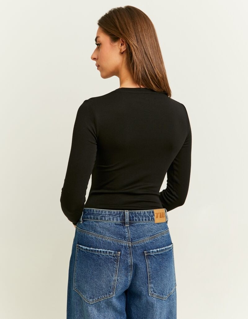 Thumbnail - Tally Weijl Langarmbody "SBOCOCOSYM" Baumwollmischung, figurbetont