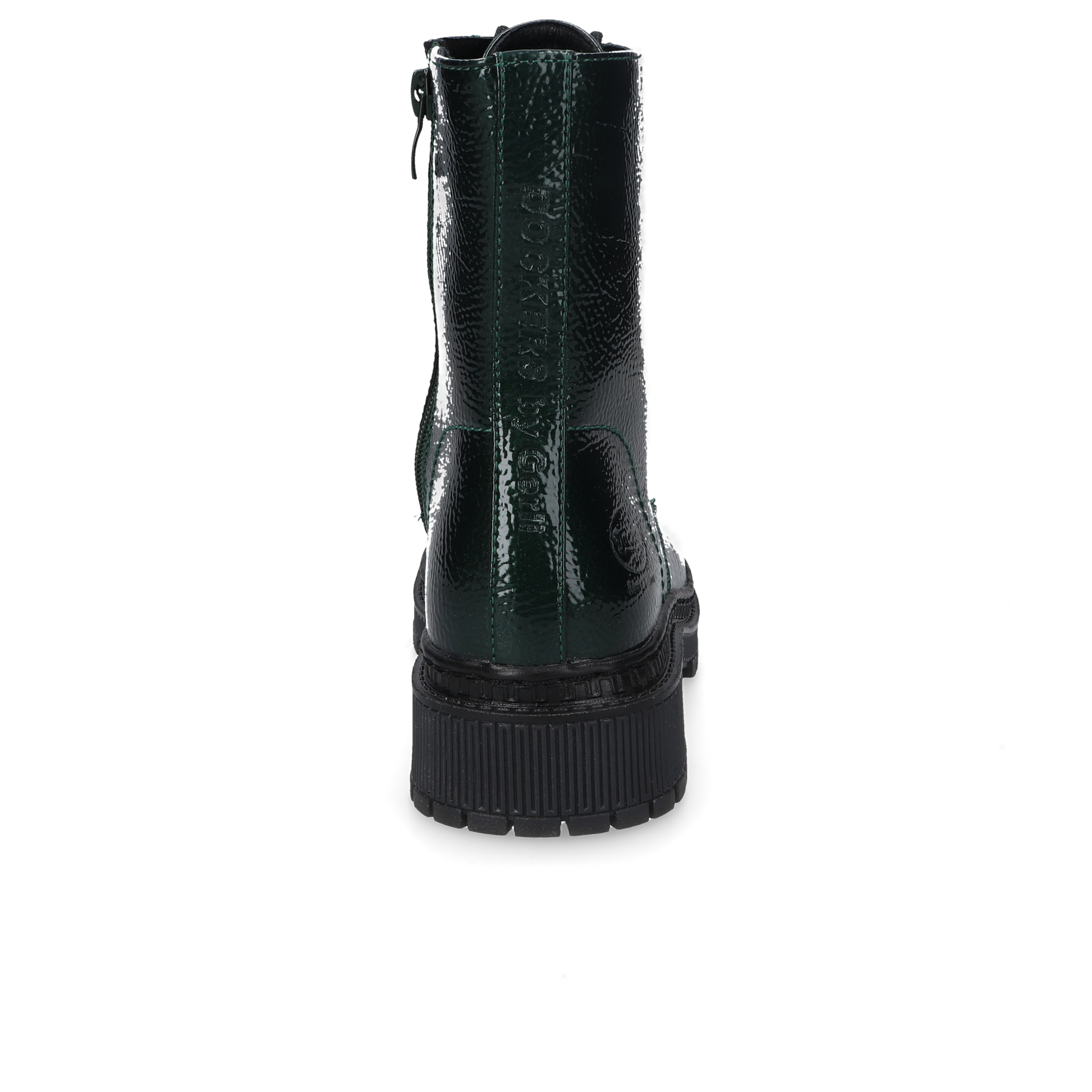 Dockers by Gerli Schnürboots, Biker Boots mit Reißverschluss