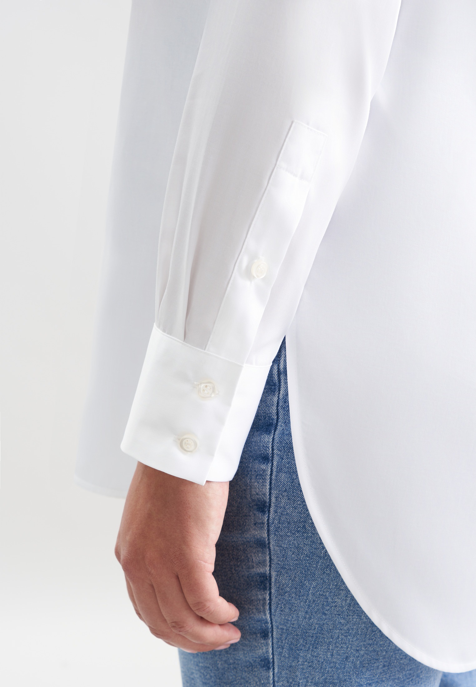 Thumbnail - seidensticker Hemdbluse "Schwarze Rose" 1/1 Gestreift