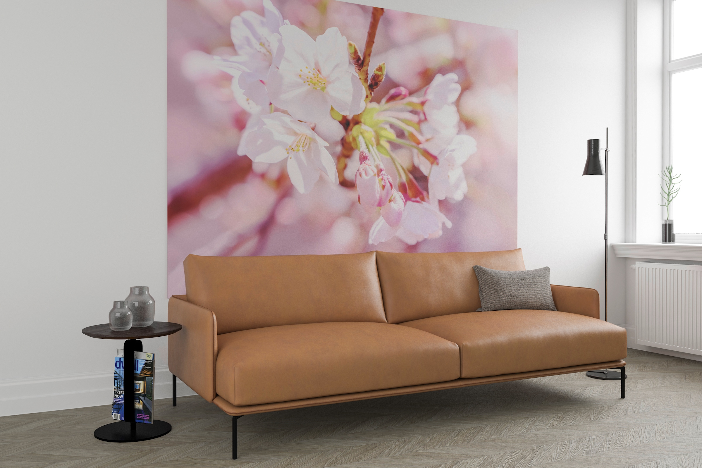 Komar Fototapete "Vlies Fototapete - Pink Blossom - Größe 248 x 184 cm" Motiv bedruckt glatt