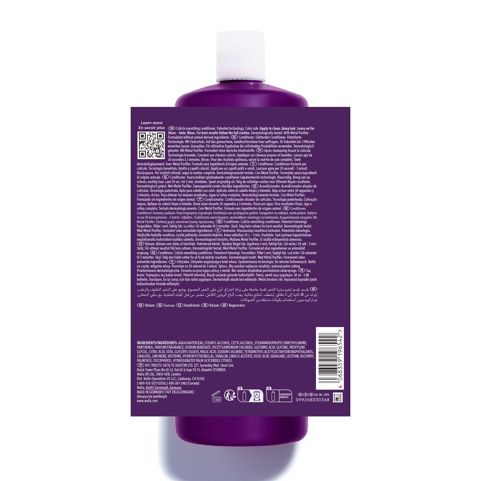 Wella Professionals Haarspülung »Ultimate Color Conditioner« für coloriertes Haar, feuchtigkeitsspendend