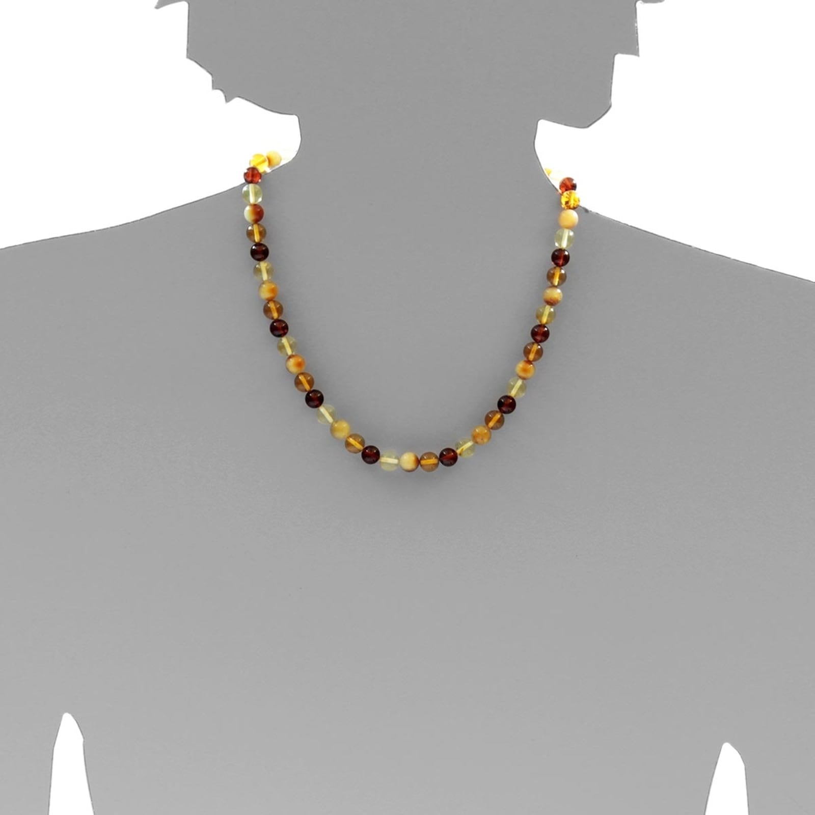 OSTSEE-SCHMUCK Gliederkette »Ostsee-Schmuck Kette Kugel 8 mm Kette Kugel 8 mm«, (1 tlg.)