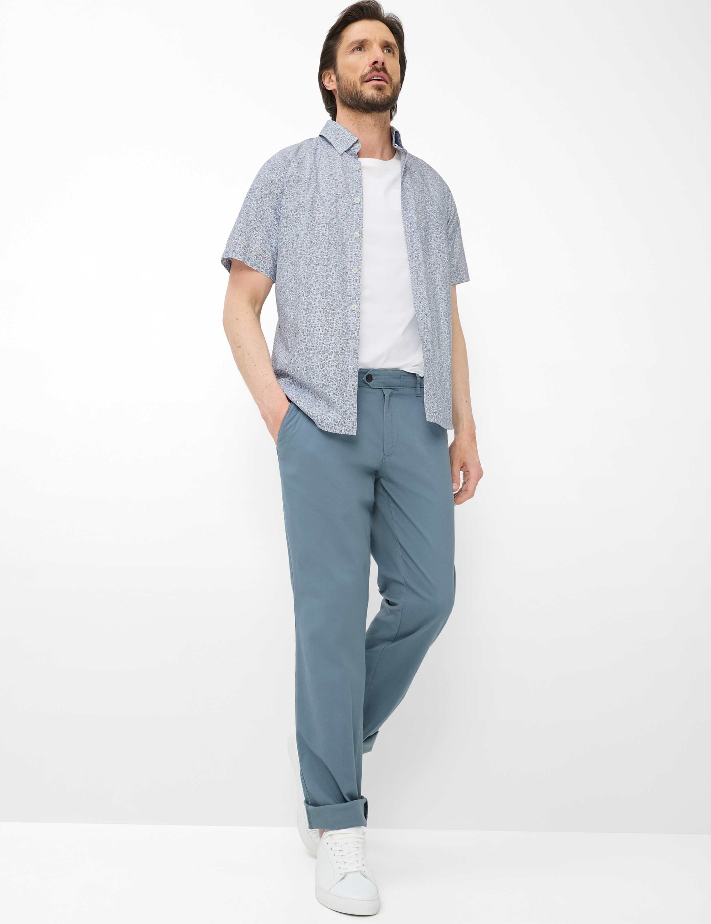 Brax Eurex Luis Pantalon à Plis Bleu 27 2