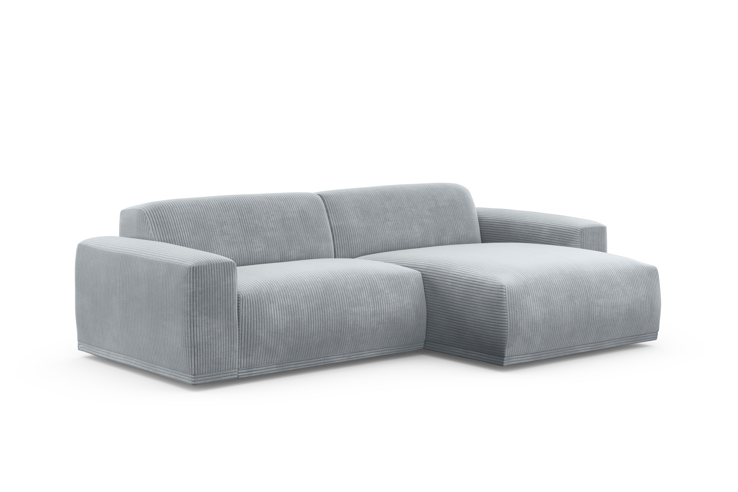 Thumbnail - TRENDMANUFAKTUR Ecksofa "Braga, mit hochwertigem Kaltschaum, L-Form, in Cord erhältlich", (2 St.), modernes Sofa, Couch ...