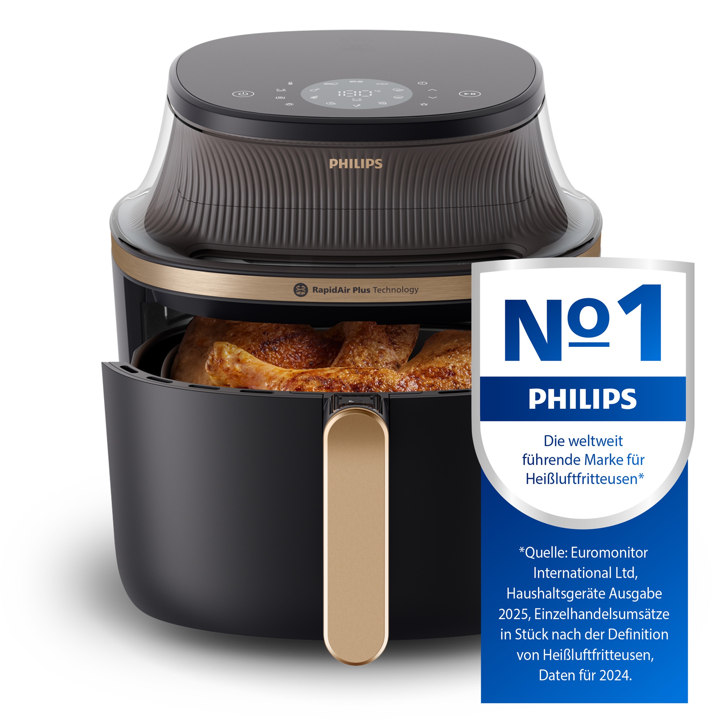 Philips Heißluftfritteuse "Airfryer 3000 NA332/00, mit 6.2L, Sichtfenster" günstig online kaufen