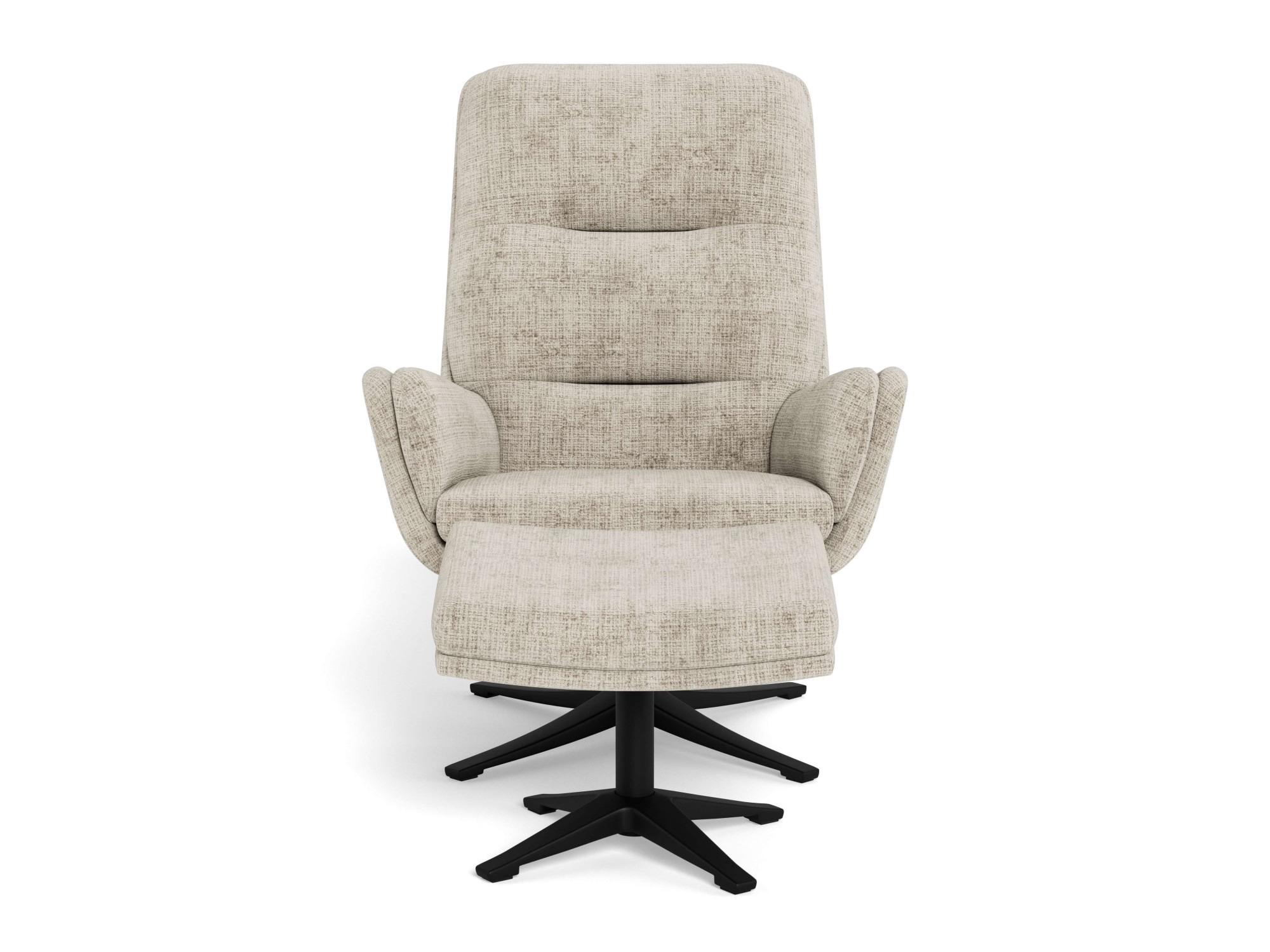 ACTONA GROUP Loungesessel "Suton - Bequemer Sessel mit Neigungs- & Drehfunktion" Ergonomischer Recliner mit Stoffbezug
