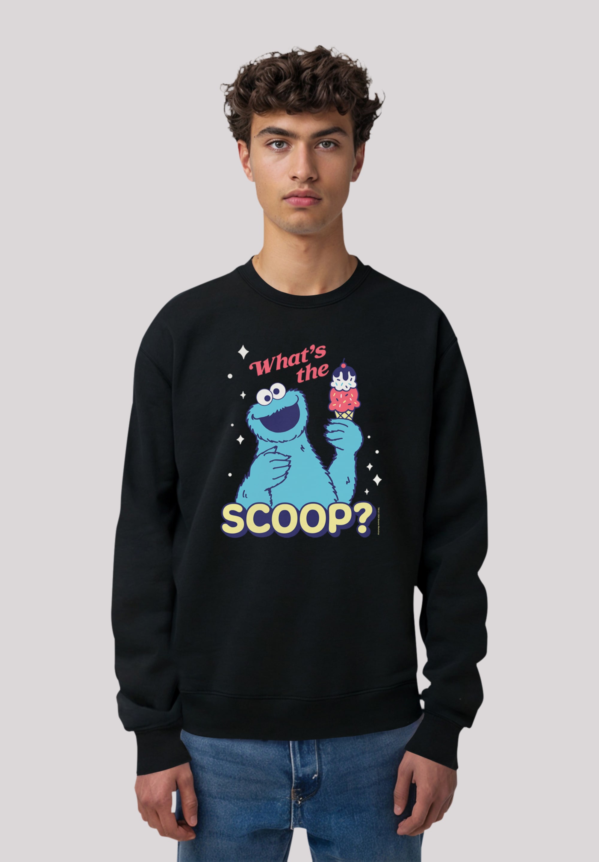 F4NT4STIC Sweatshirt "Sesamstraße Cookie Monster Scoop", Premium Qualität günstig online kaufen