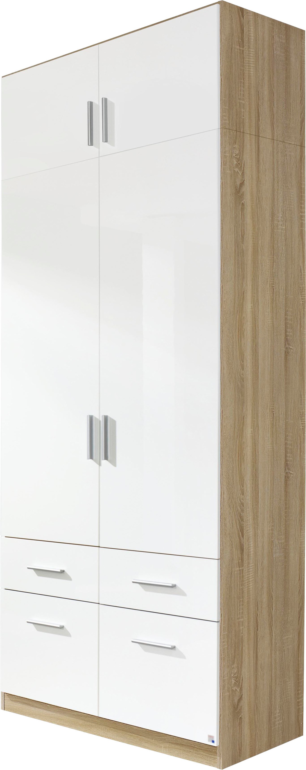 rauch Drehtürenschrank »Kleiderschrank Schrank Garderobe Schlafzimmerschrank CELLE«, in 4 Breiten und 2 Höhen, optional mit Schubkästen MADE IN GERMANY