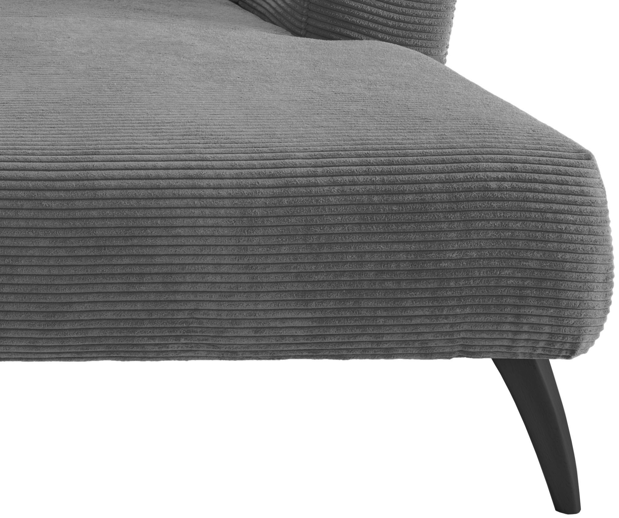 INOSIGN Ecksofa »Colori L-Form«, Holzfußfarbe wählbar, inkl. 4x Zierkissen
