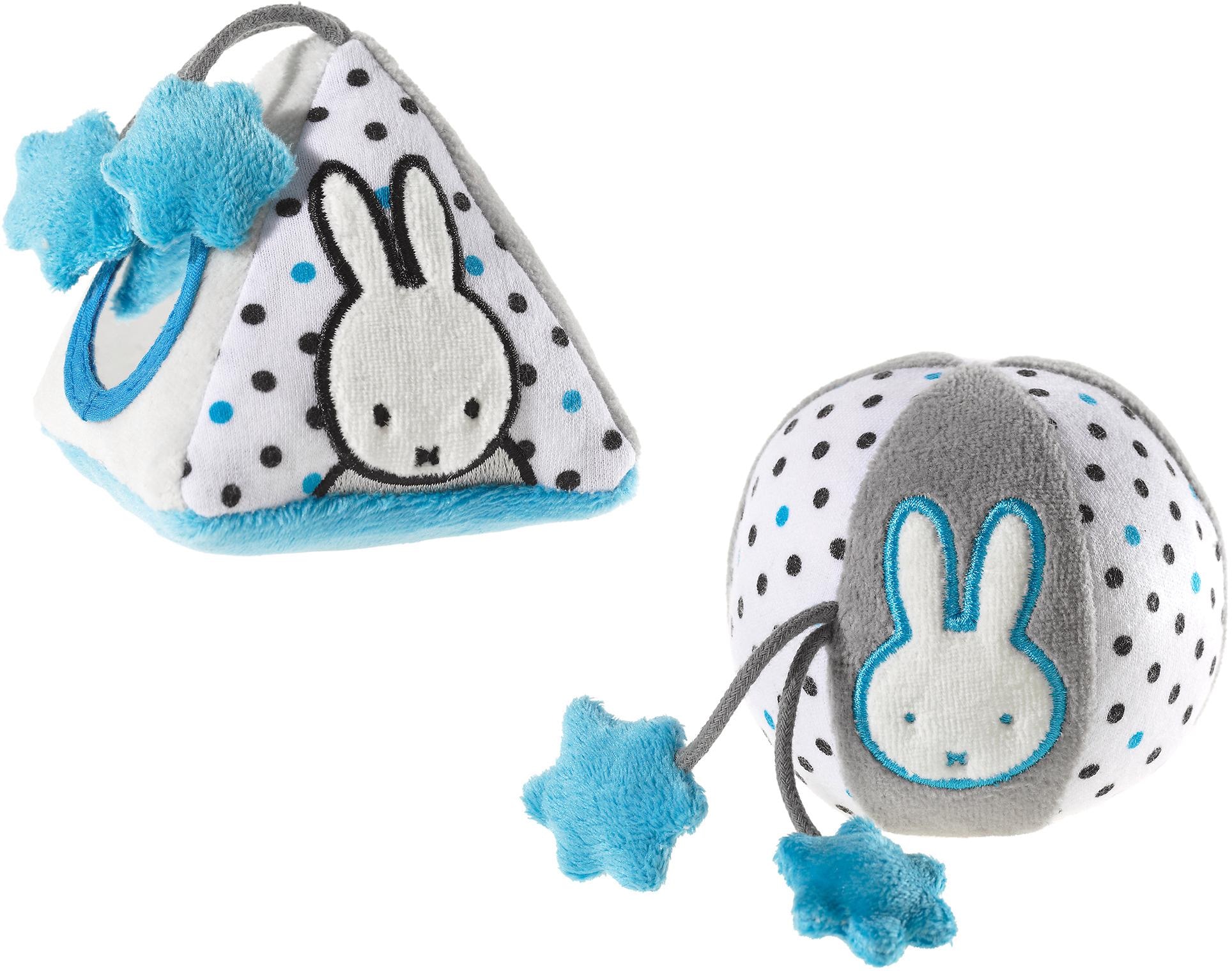 Greifling »Miffy Ball und Pyramide«, (Set, 2 tlg.), GOTS organic, zertifiziert durch...