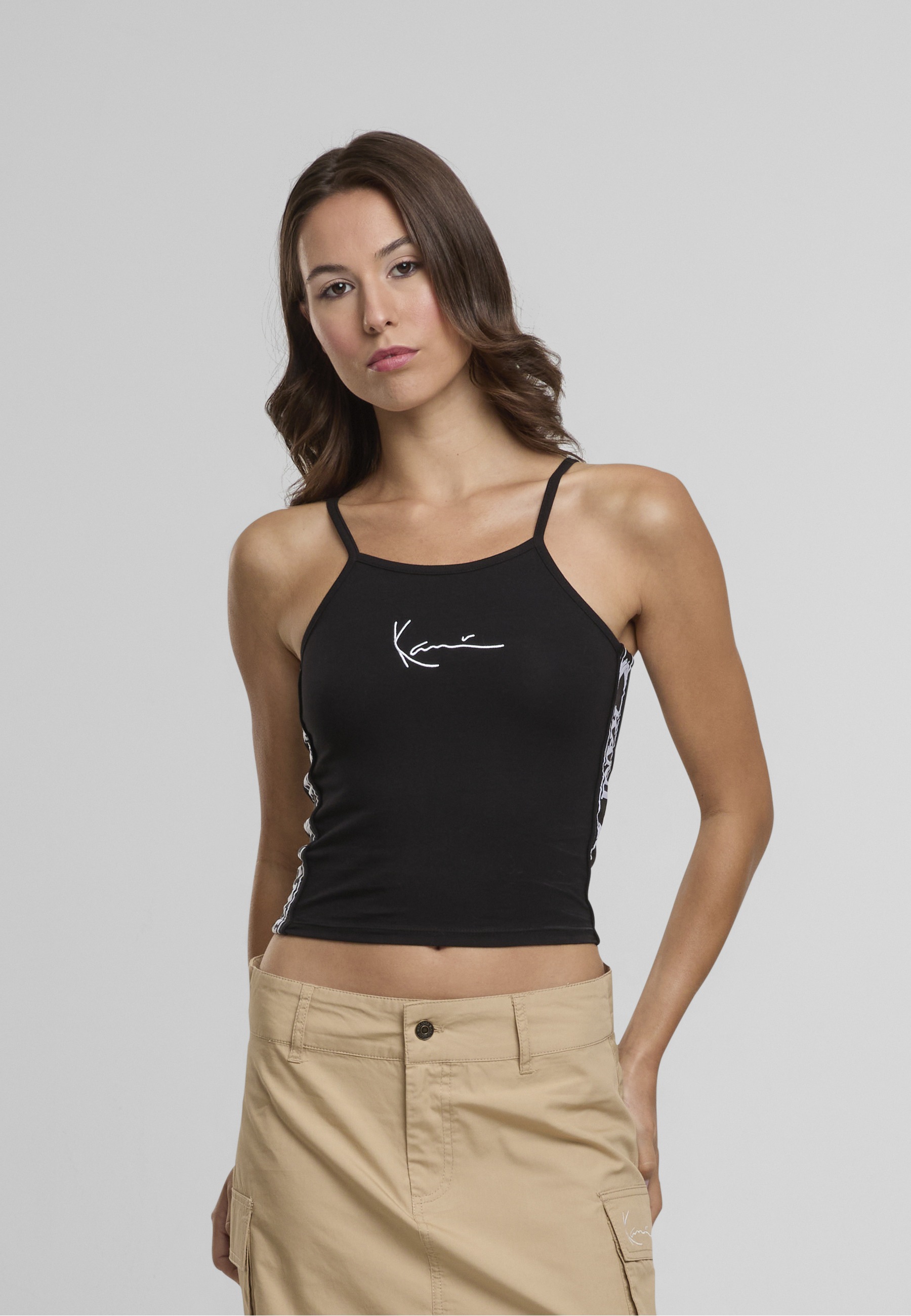 Karl Kani Muskelshirt »Karl Kani Damen KKWQ22001BLK Karl Kani Tape Small Signature Top« 1 Stk.