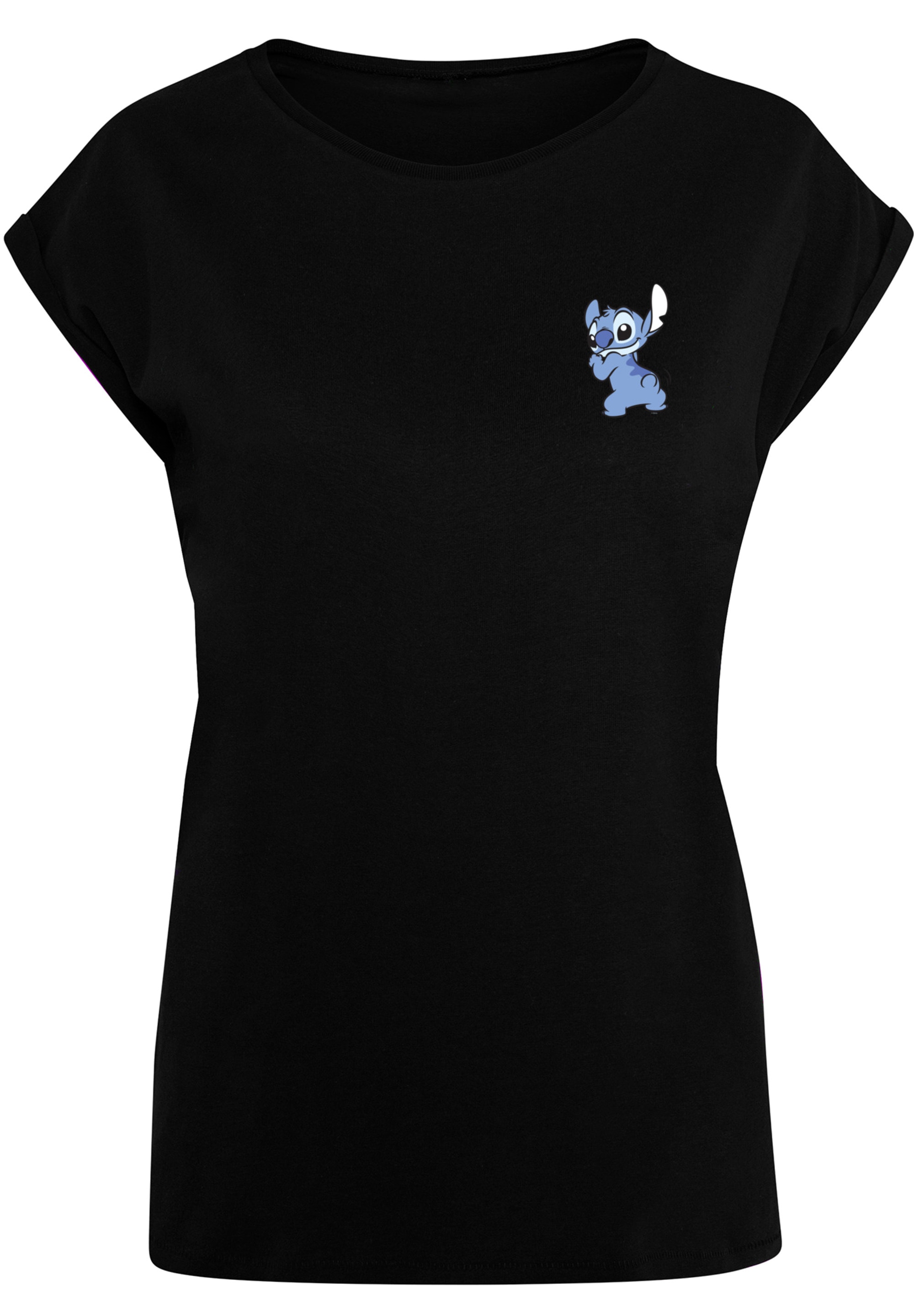 F4NT4STIC T-Shirt »PLUS SIZE Disney Lilo And Stitch Stitch Backside«, Print