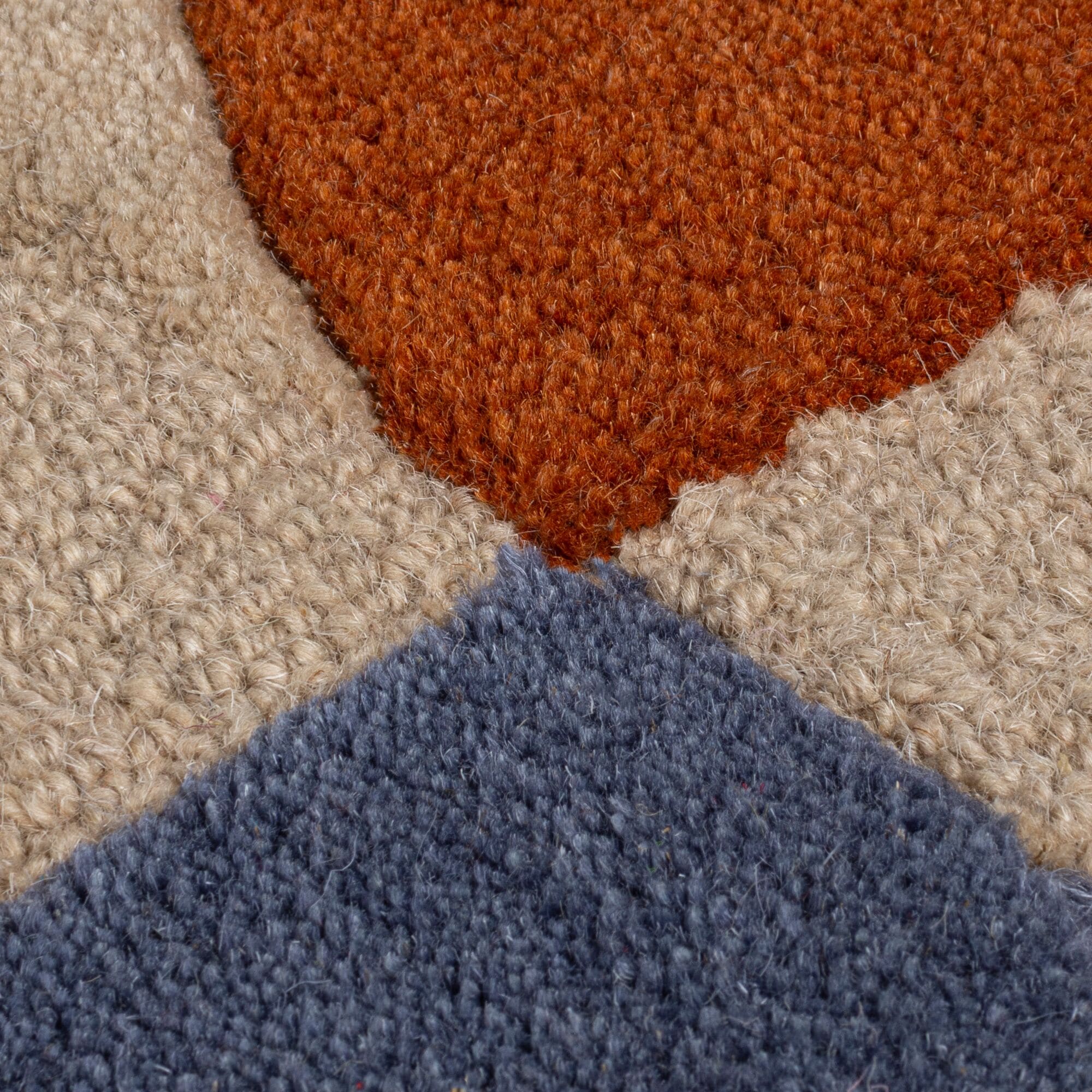FLAIR RUGS Wollteppich »Mia Scallop«, rechteckig, 12 mm Höhe, in Jakobsmuschel-Form