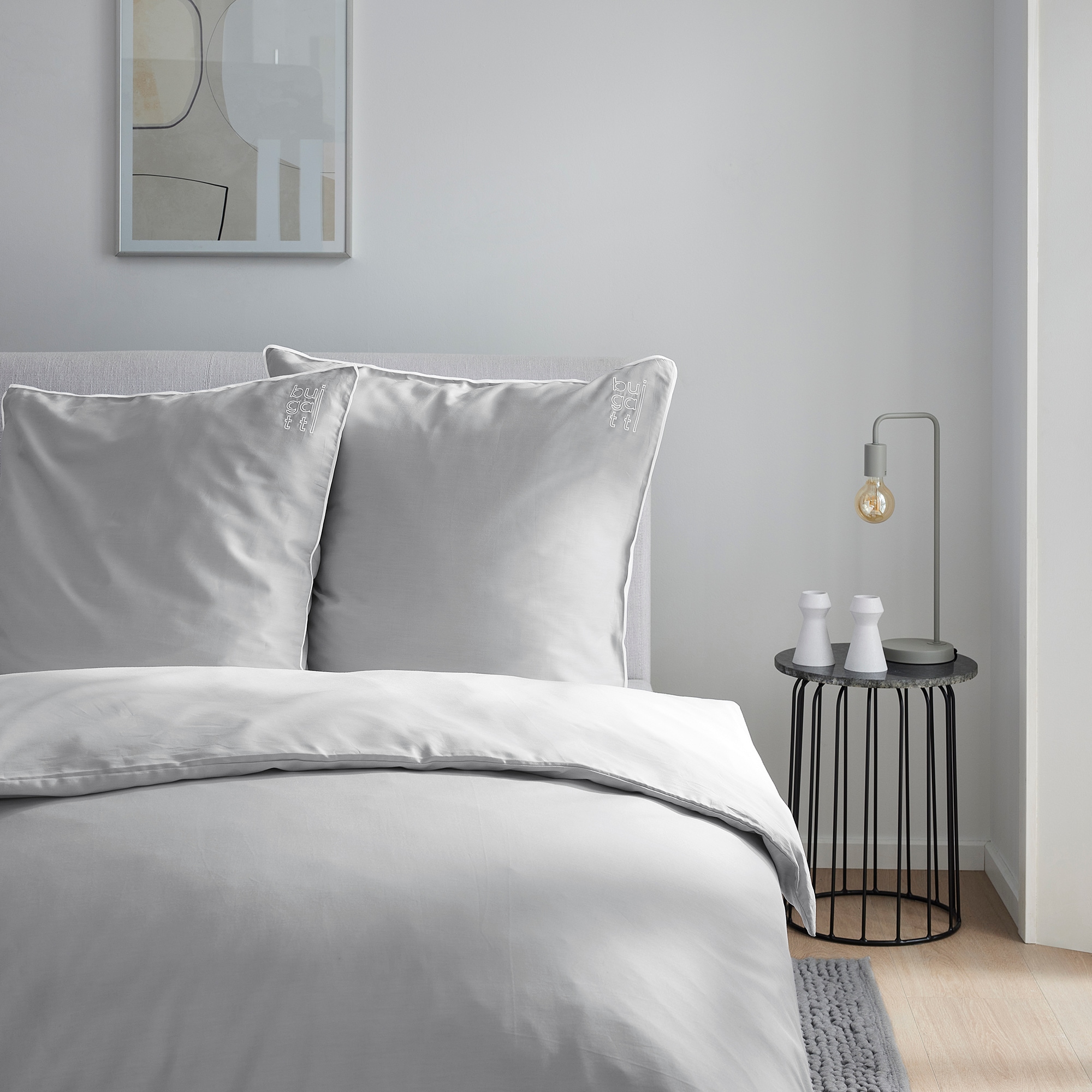 bugatti Bettwäsche "Satinbettwäsche bugatti" 2 Stk. mit edler Paspelierung günstig online kaufen