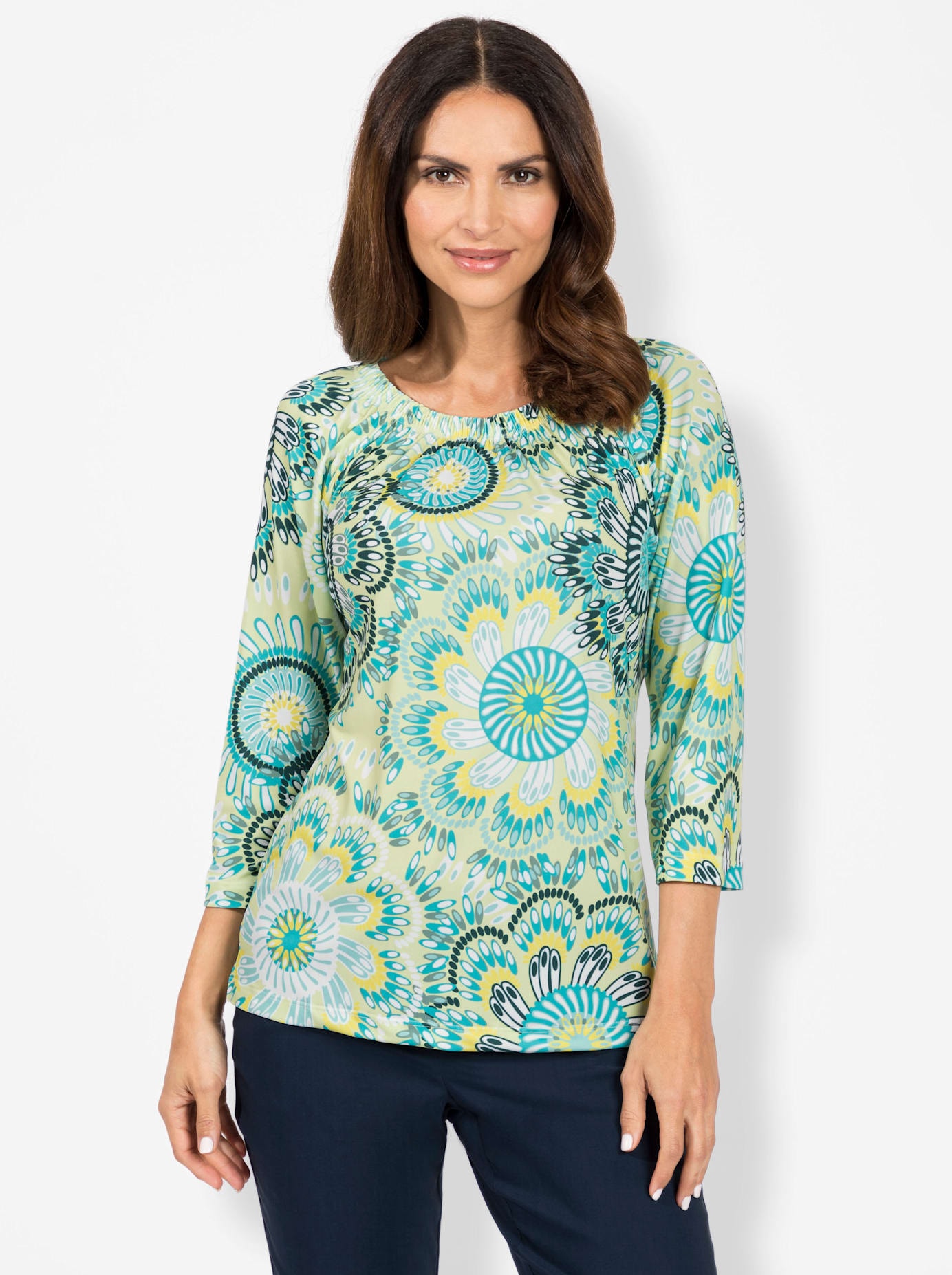 Inspirationen Print-Shirt »Druck-Shirt«, (1 tlg.)