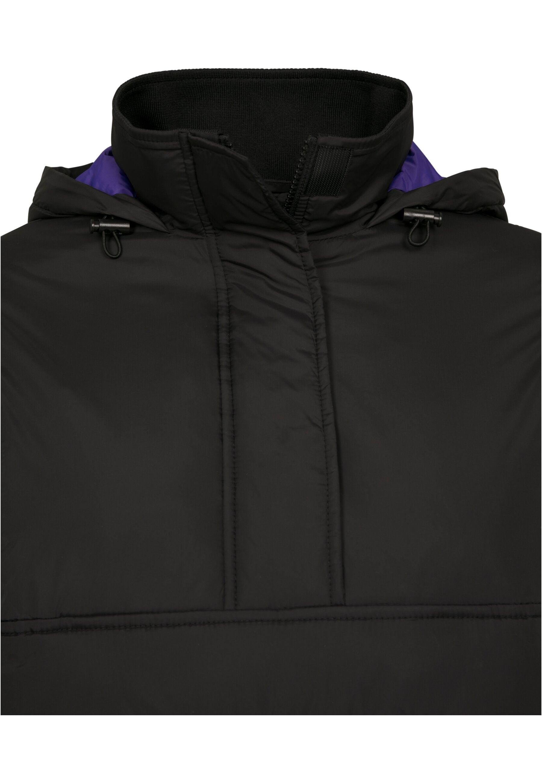 URBAN CLASSICS Allwetterjacke »Urban Classics Damen Ladies 3-Tone Padded Pull Over Jacket«, (1 St.), mit Kapuze