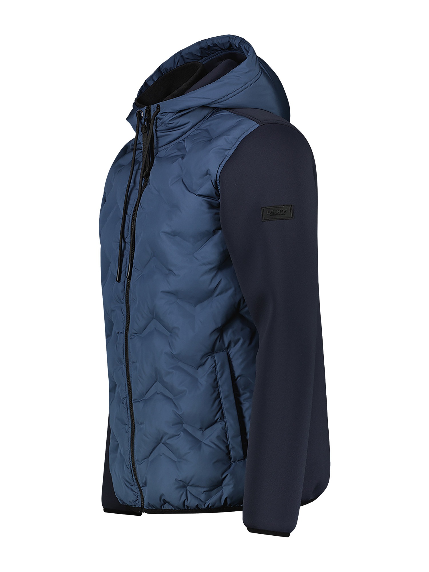 LERROS Sweatjacke »LERROS Sweatjacke mit Nylonfront«