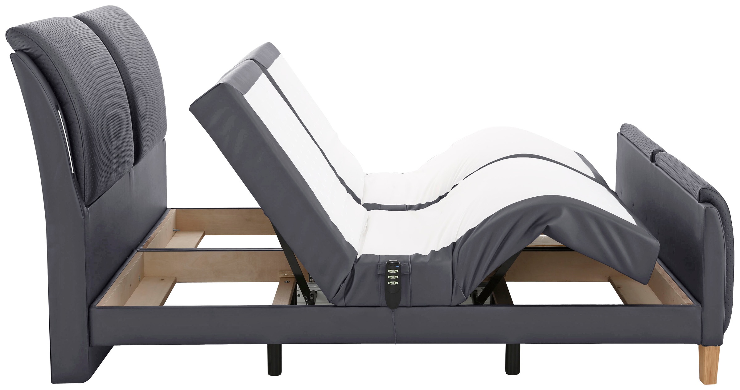 Thumbnail - Home affaire Boxspringbett "Messina2" Liegekomfort elektrisch Verstellbar