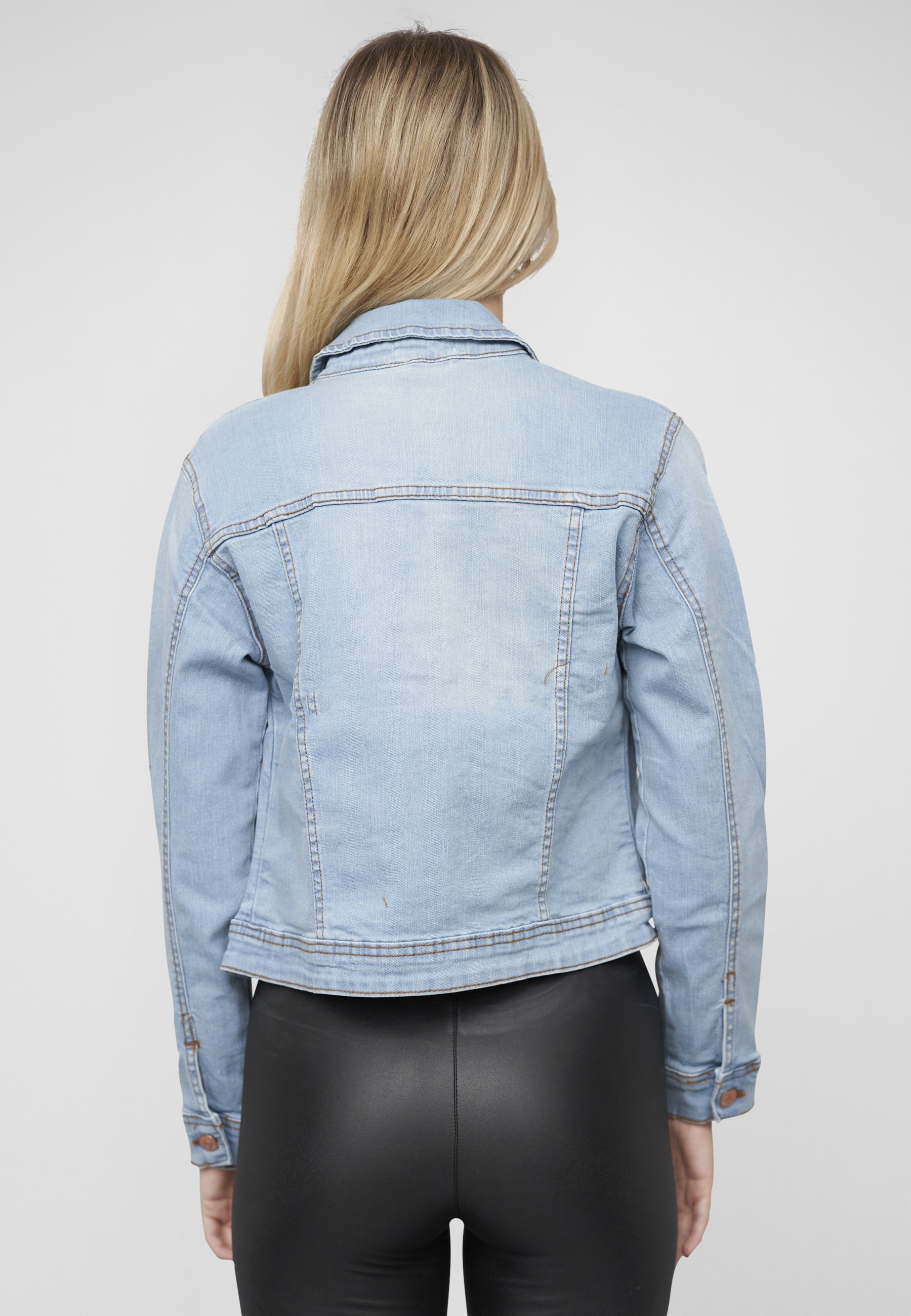 CLOUD 5IVE Jeansjacke »CLOUD 5IVE Damen Jeans Jacke« 1 Stk. tlg. ohne Kapuze