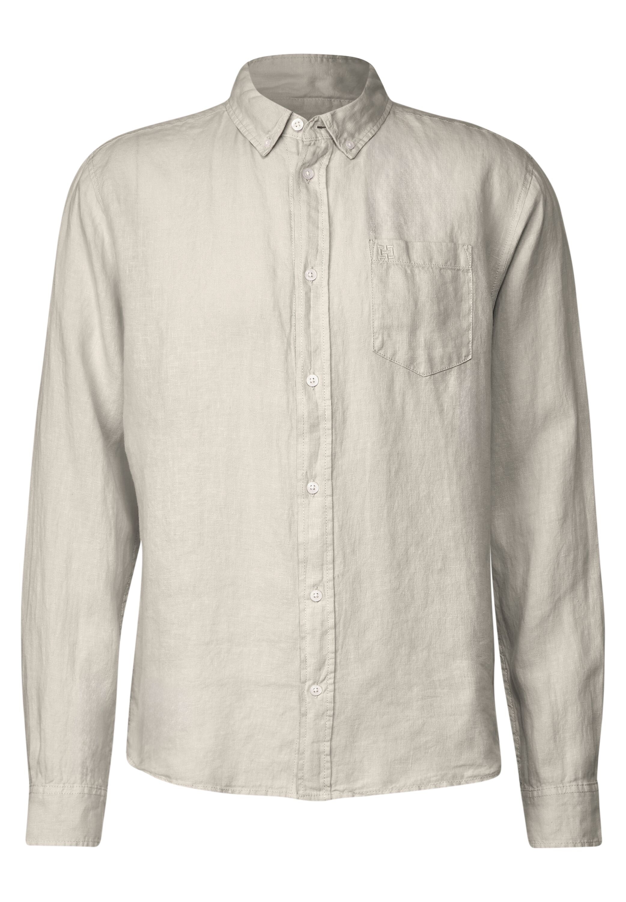 STREET ONE MEN Langarmhemd, soft und weich