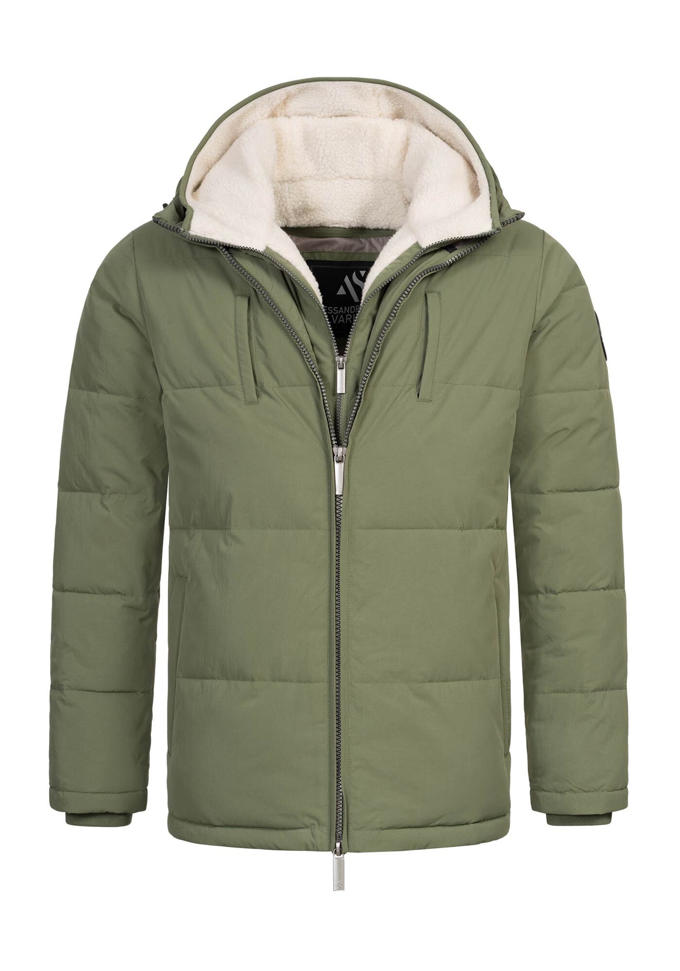 Alessandro Salvarini Winterjacke »ASFredii« mit abnehmbaren Teddy-Fleece-Innenlayer