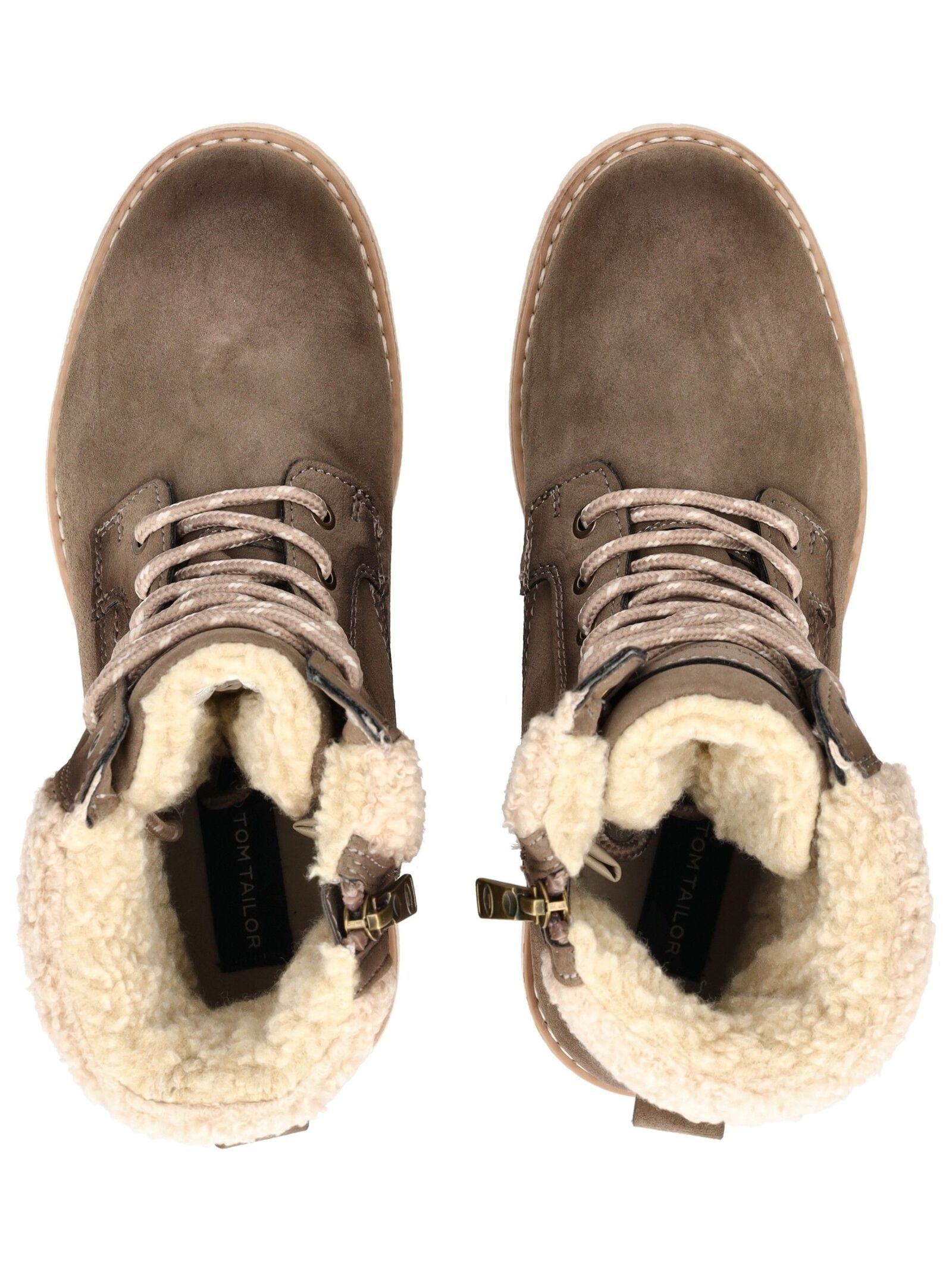 TOM TAILOR Schnürstiefelette »Tom Tailor Stiefelette Lederimitat/Textil«
