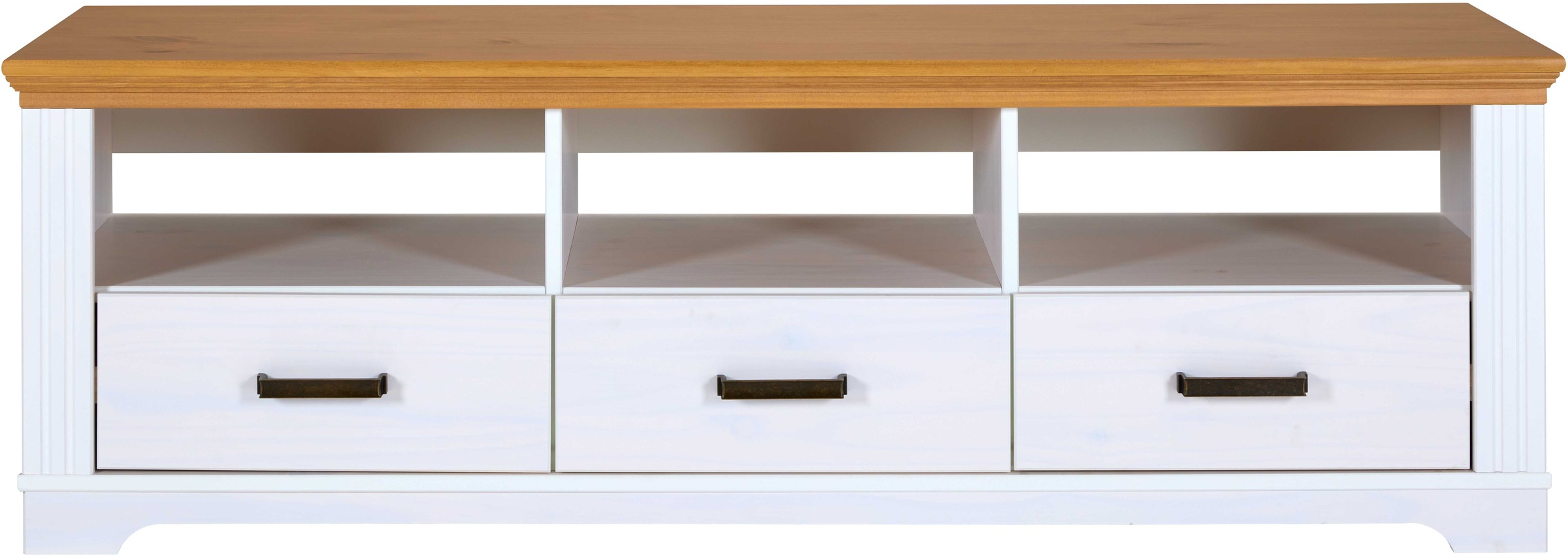 Inter Link TV-Schrank »TV Möbel Maluno« 1 Stk. tlg. Kiefer Massiv, Soft-Close, Stauraum, BxTxH: ca. 166,4 x 48 x 53,2 cm