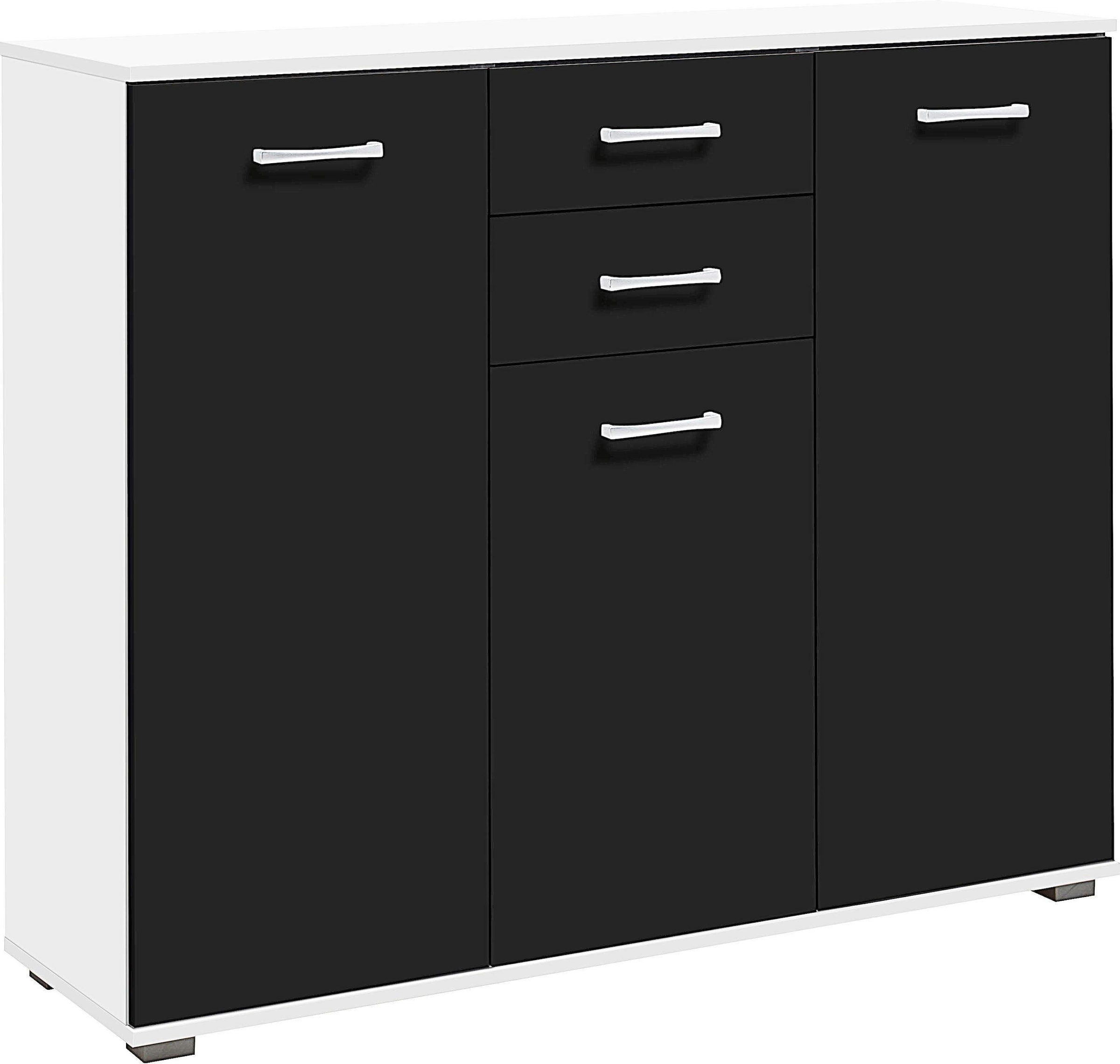 priess Kombikommode "Barcelona mit 4 Schubkästen und Tür in 6 Farben" günstig online kaufen