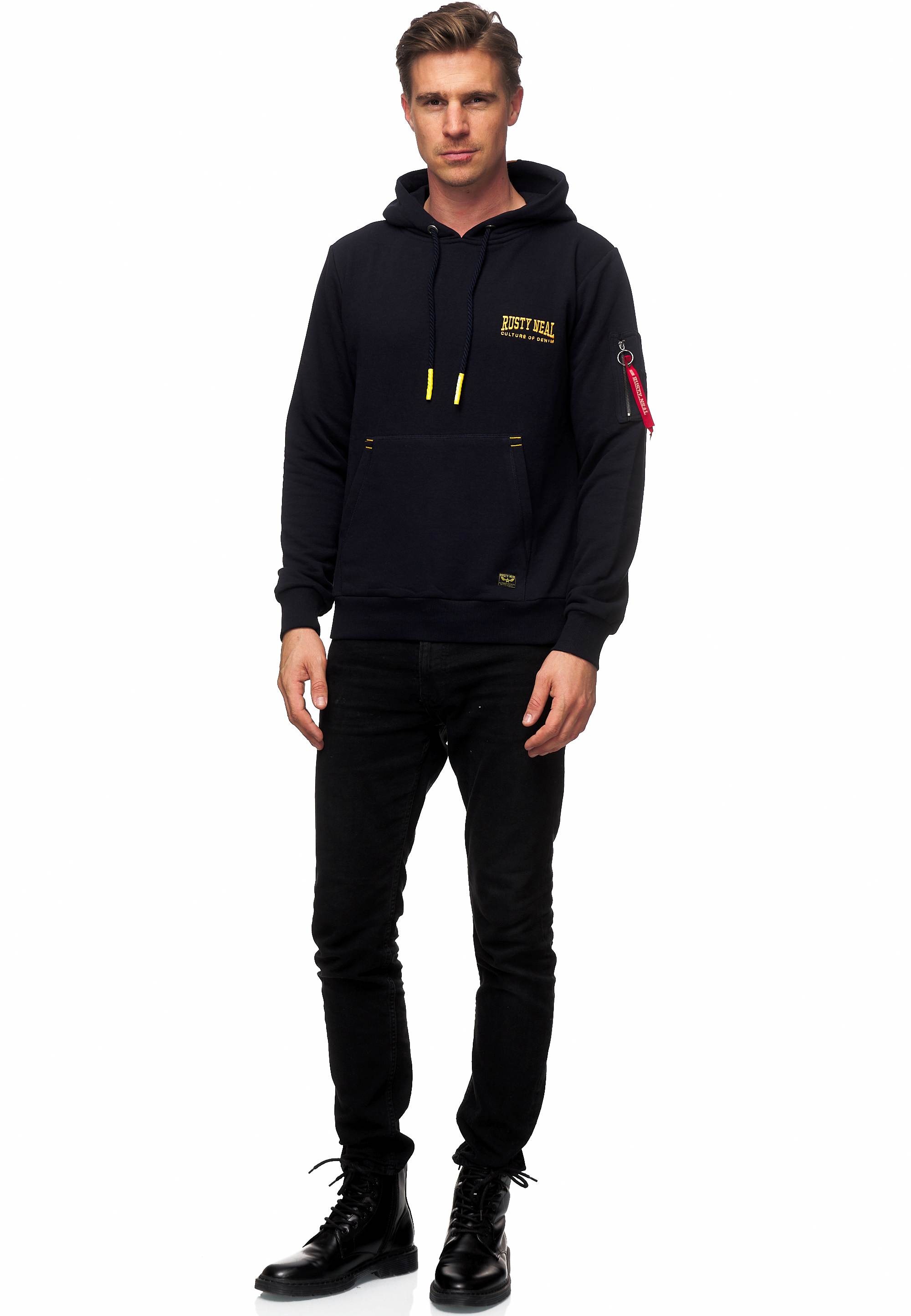 Rusty Neal Kapuzensweatshirt, mit stylischer Ärmeltasche günstig online kaufen