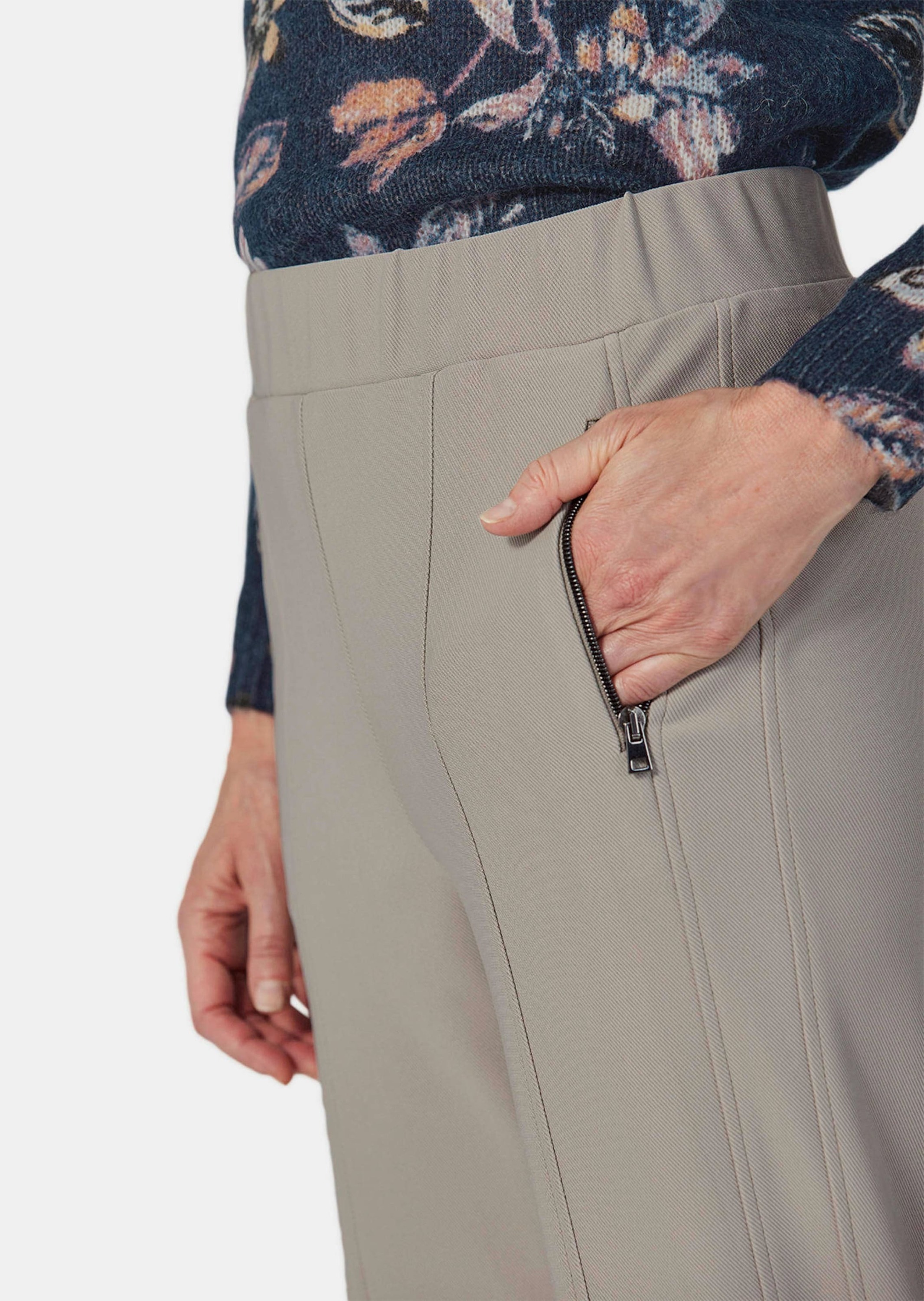 GOLDNER Schlupfhose »Joggpant mit Reißverschlusstaschen«