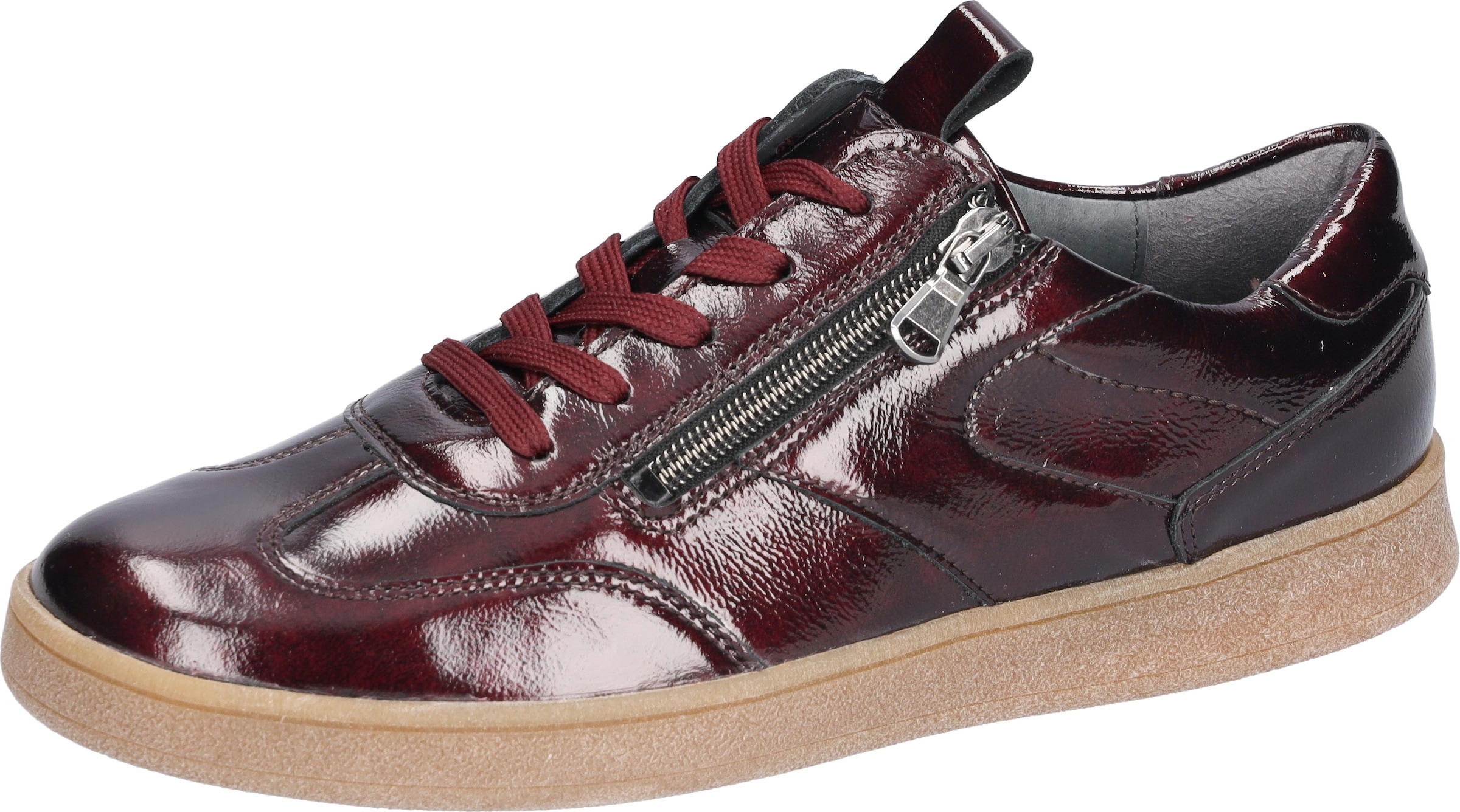Waldläufer Schnürschuh "H-Daisy" Lacksneaker, Halbschuh, Bequemschuh in Komfortweite H