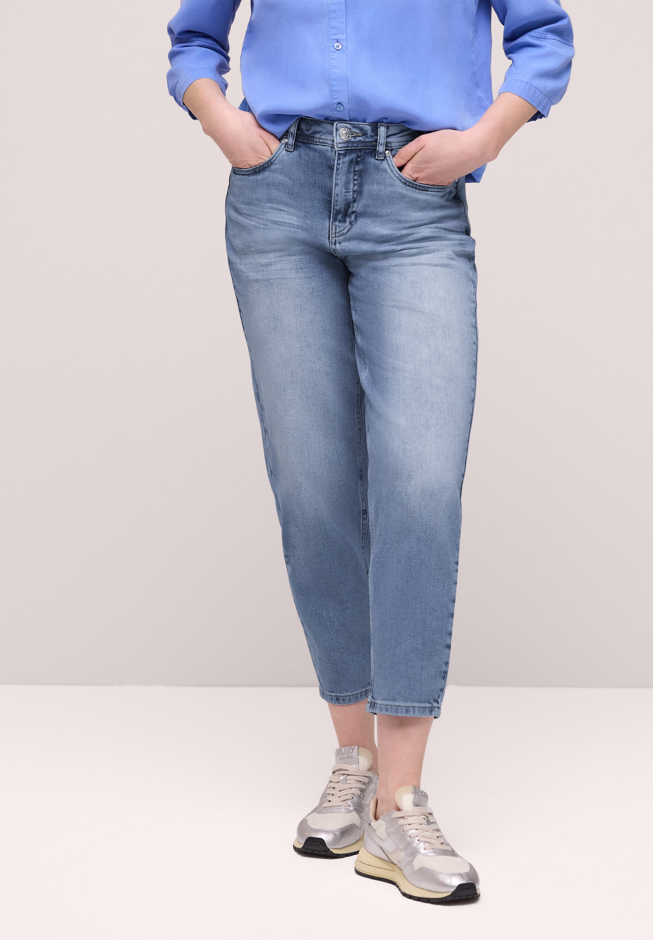 STREET ONE Comfort-fit-Jeans aus Baumwolle mit Stretchanteil