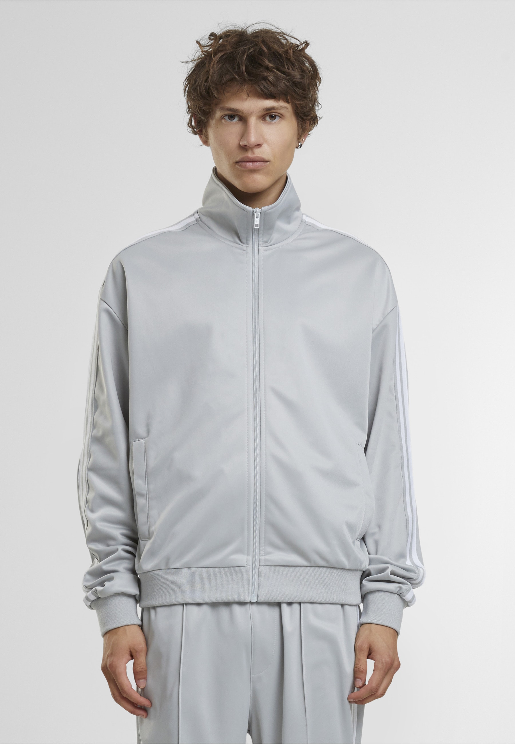 URBAN CLASSICS Langmantel »Urban Classics Retro Tricot Track Jacket«