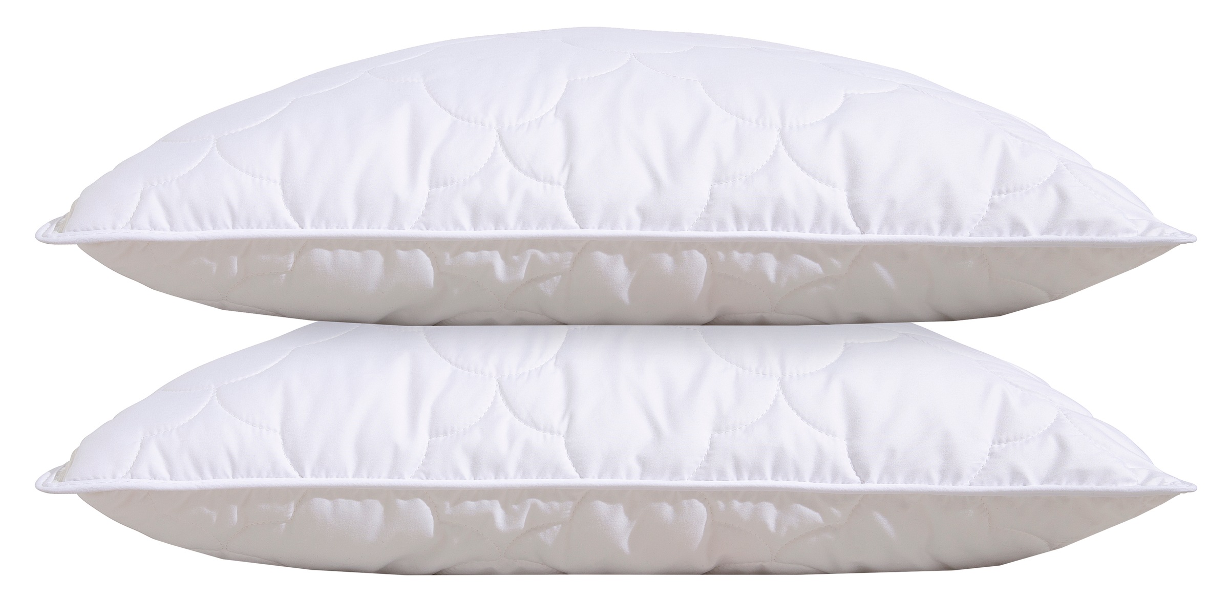 OTTO home Microfaserkissen "Mondschein, Kopfkissen 1-tlg. oder 2-tlg. 40x80 oder 80x80 cm" Füllung: Faserbaellchen Spar-Set, 2 Stk. tlg. Kissen, allergiker geeignet (für Hausstauballergiker)