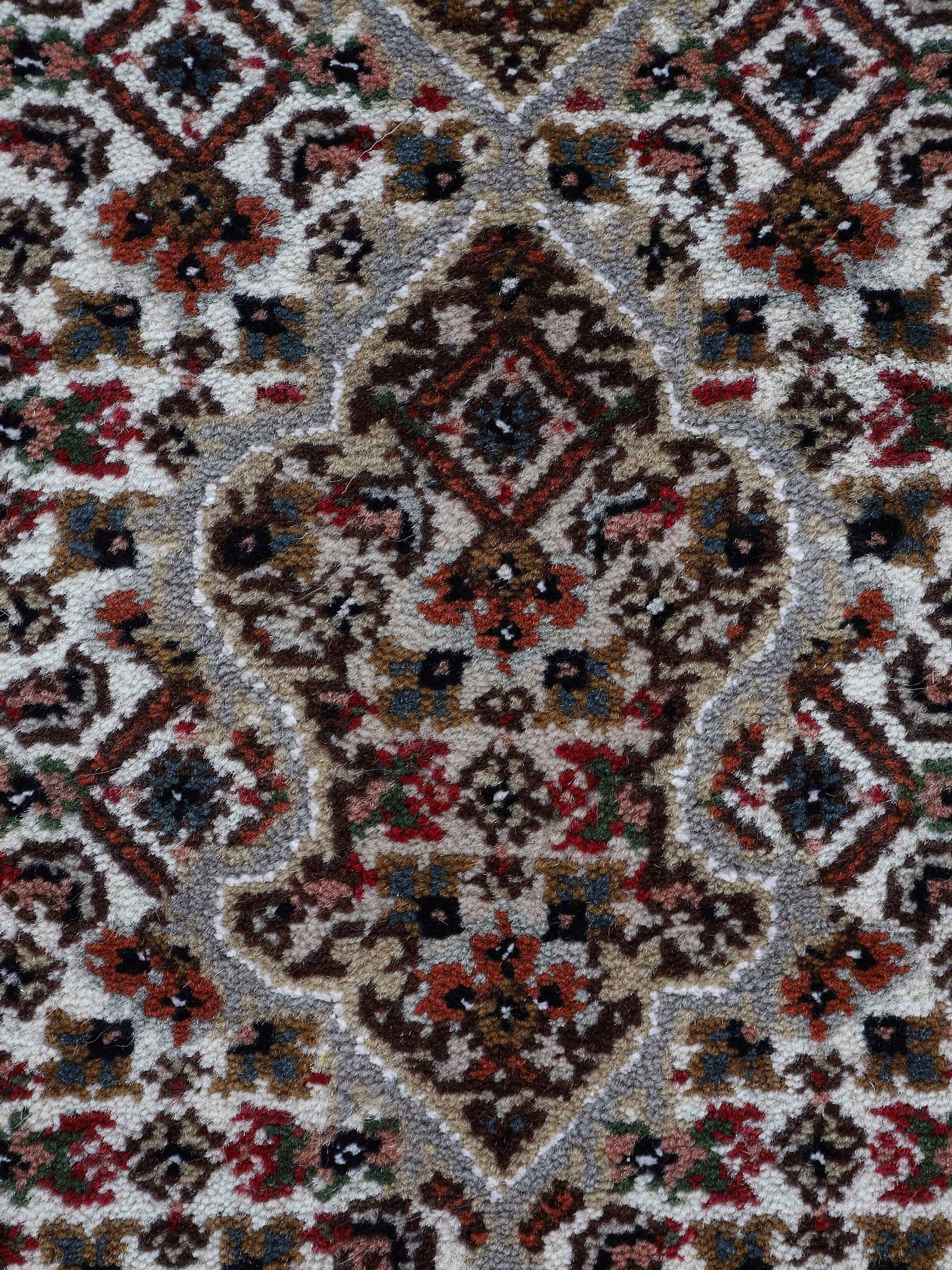 Woven Arts Läufer »Orientteppich Tabriz Mahi«, rechteckig, 15 mm Höhe, handgeknüpft, Wohnzimmer, reine Wolle für ein warmes Raumklima