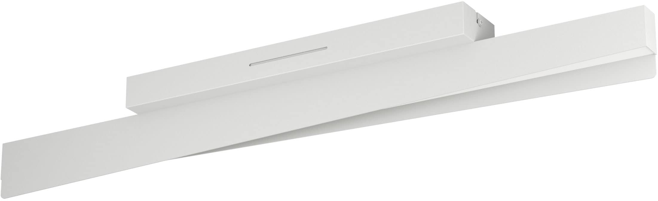 "EGLO LED Deckenleuchte ""BOLOGNANO-Z Deckenlampe - Alu, Stahl - LED - 13,5W - IP20"", weiß (grau), 1, H: 10cm, 1 Stk., Leuchten, Wohzimmerlampe