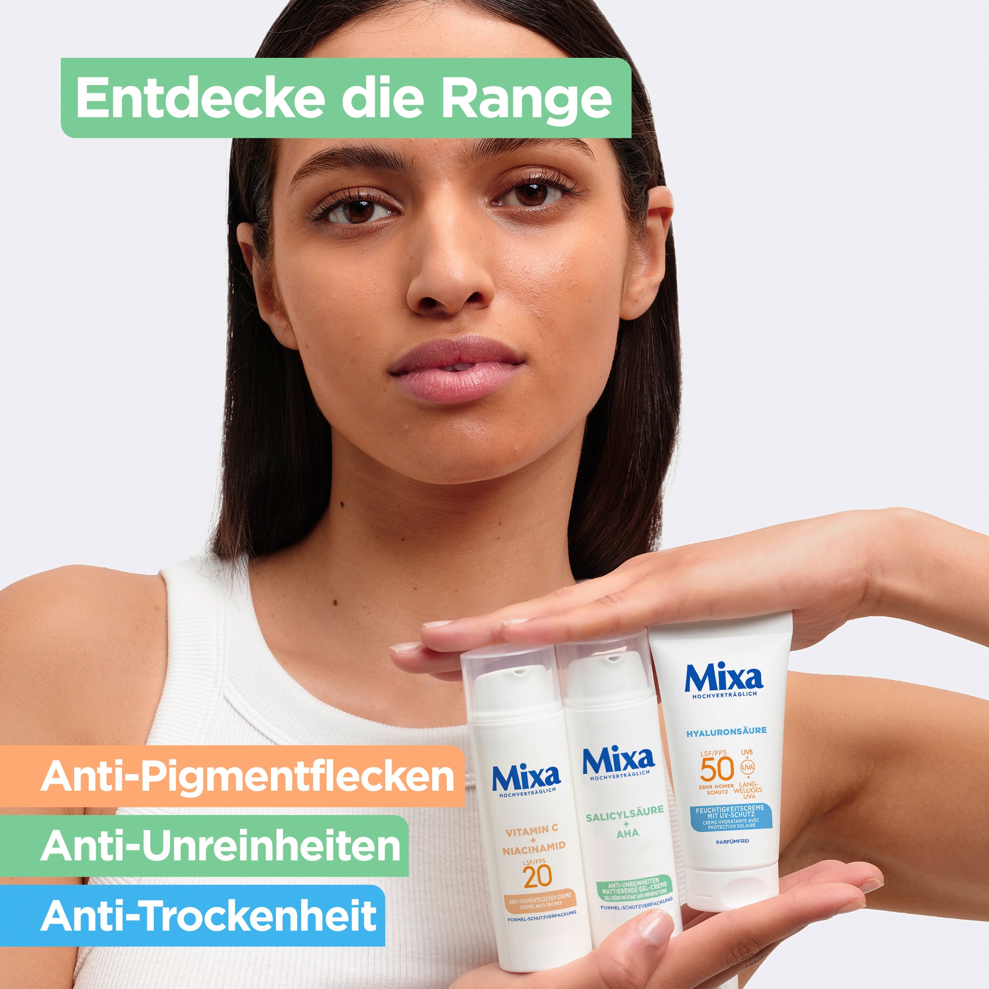 Mixa Gesichtspflege »Mixa Anti-Unreinheiten Gel-Creme«, mit hoher Wirksamkeit