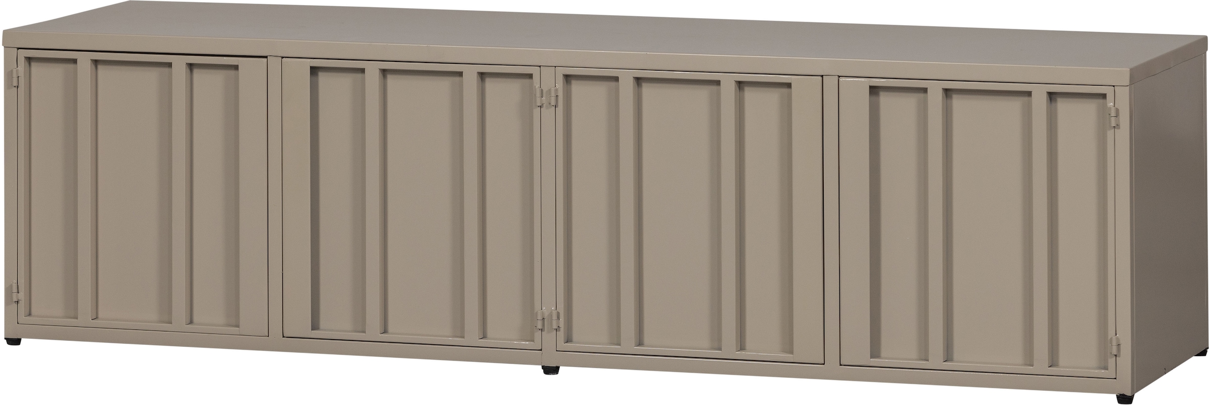 WOOOD Lowboard »WOOOD LEVEL TV-SCHRANK METALL« Level TV-Möbel WOOOD mit Stauraum, Stil und ordentliche Kabelführung