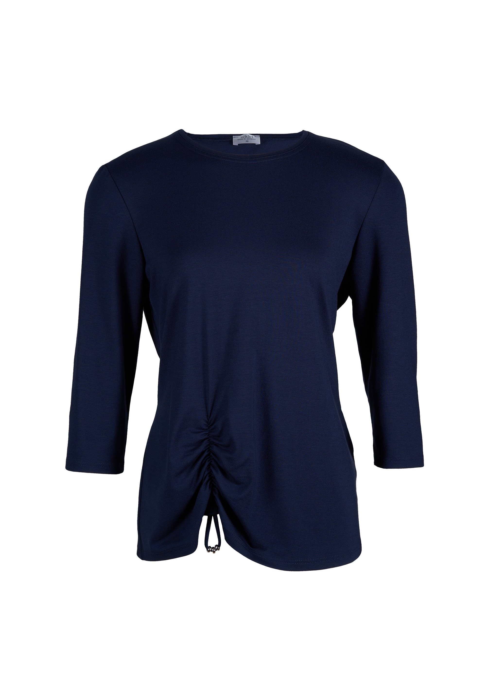 Thumbnail - Seidel Moden 3/4-Arm-Shirt mit Raff-Detail vorne - MADE IN GERMANY