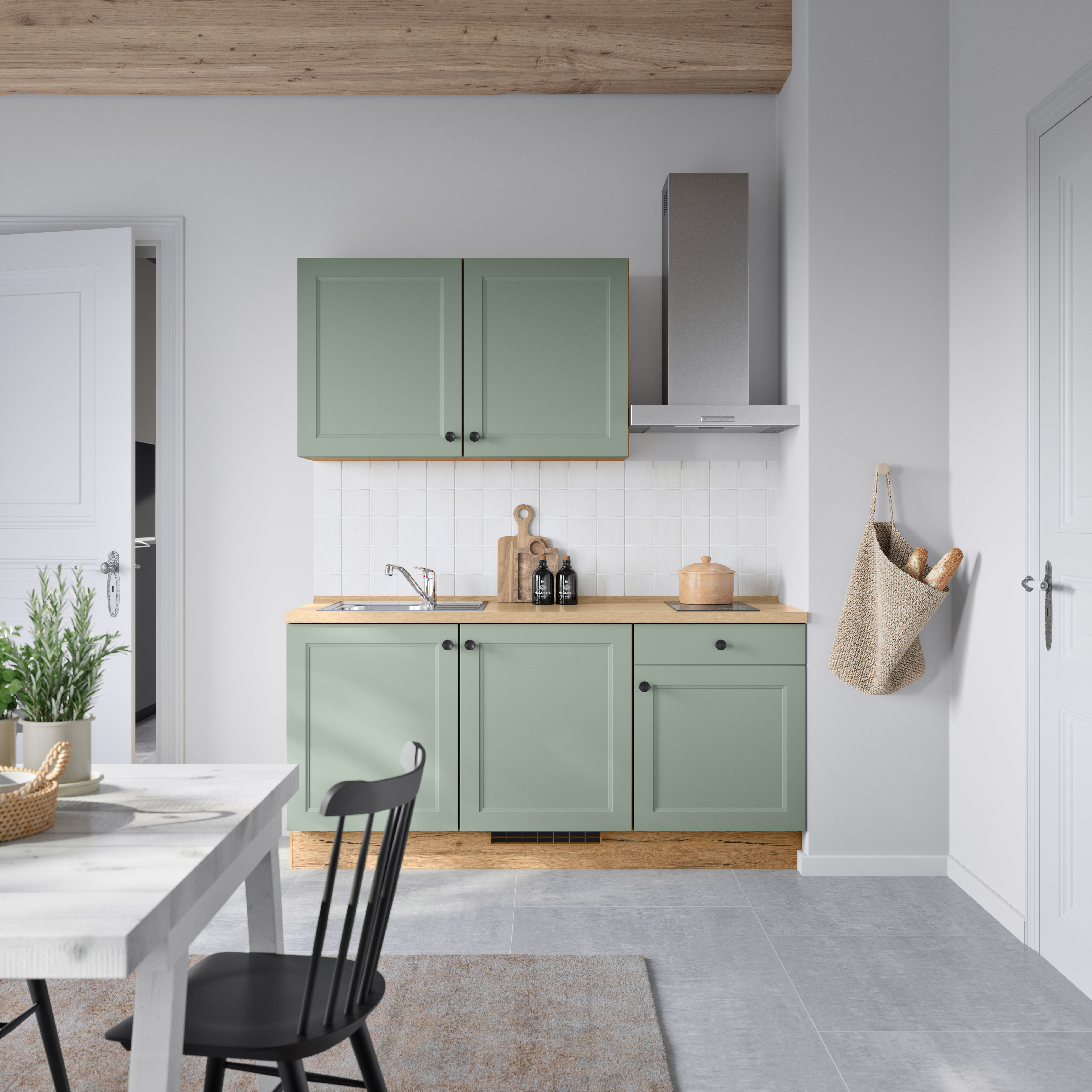 Thumbnail - nobilia Küchenzeile ""Cascada I"" vormontiert, Ausrichtung wählbar, Breite 180 cm, wahlw. mit E-Geräten