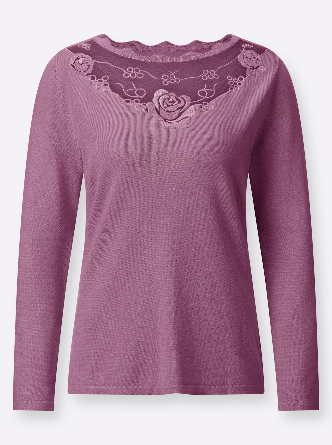 creation L Strickpullover »Lyocell-Viskose-Mix-Pullover«