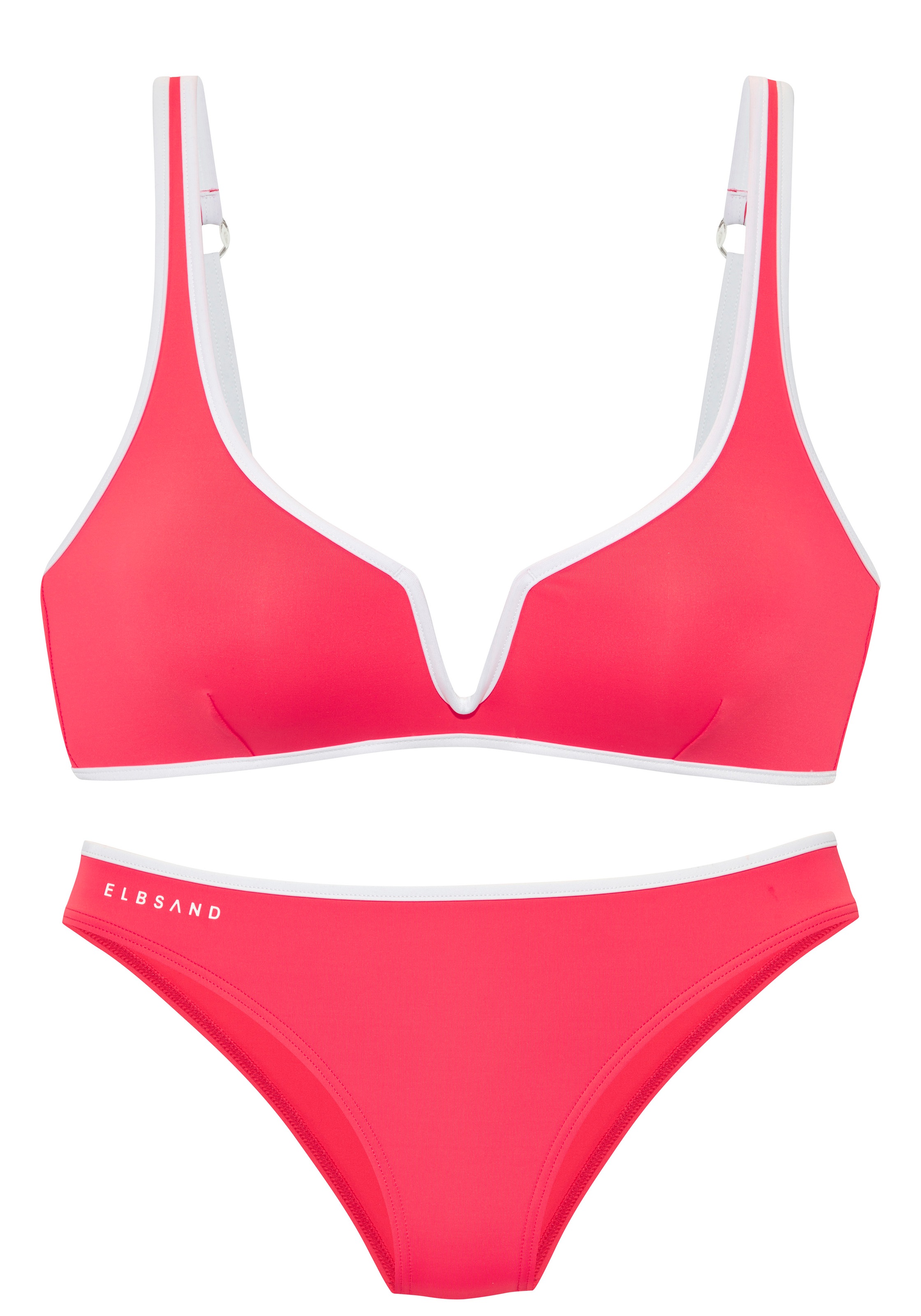 Elbsand Triangel-Bikini mit farblich abgesetztem Piping günstig online kaufen